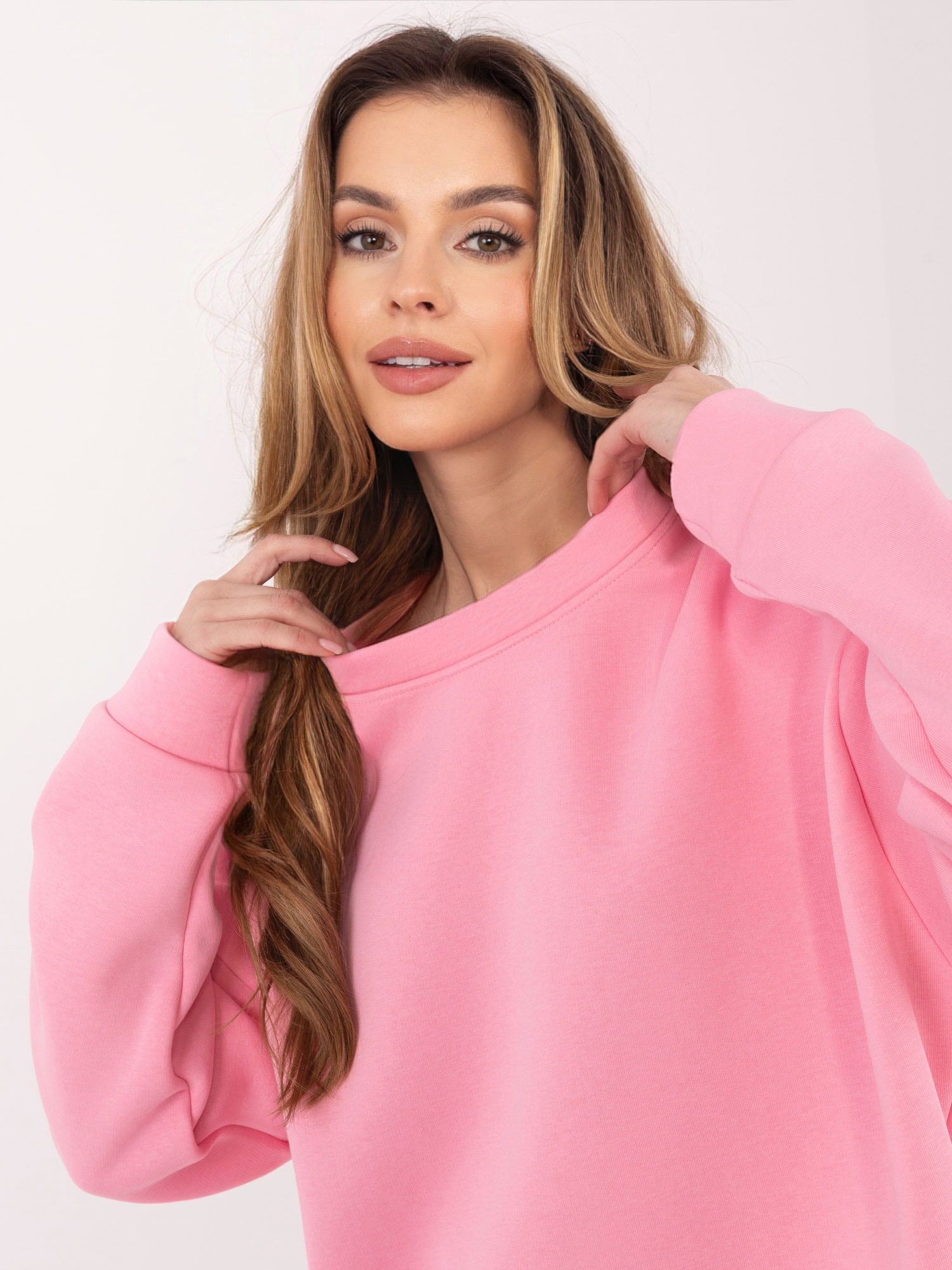 Růže oversize mikina