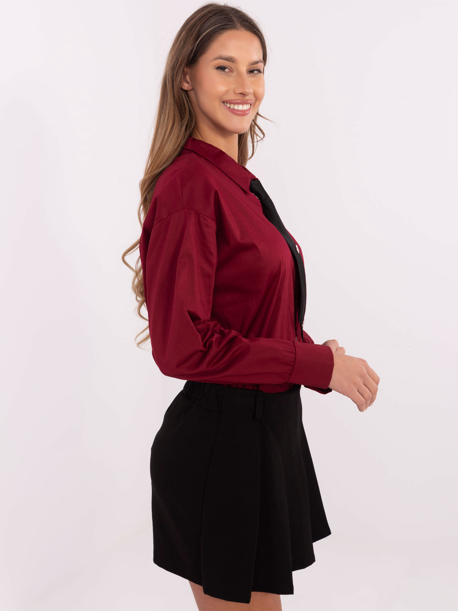 Shirt-DHJ-KS-9213.86-burgundy