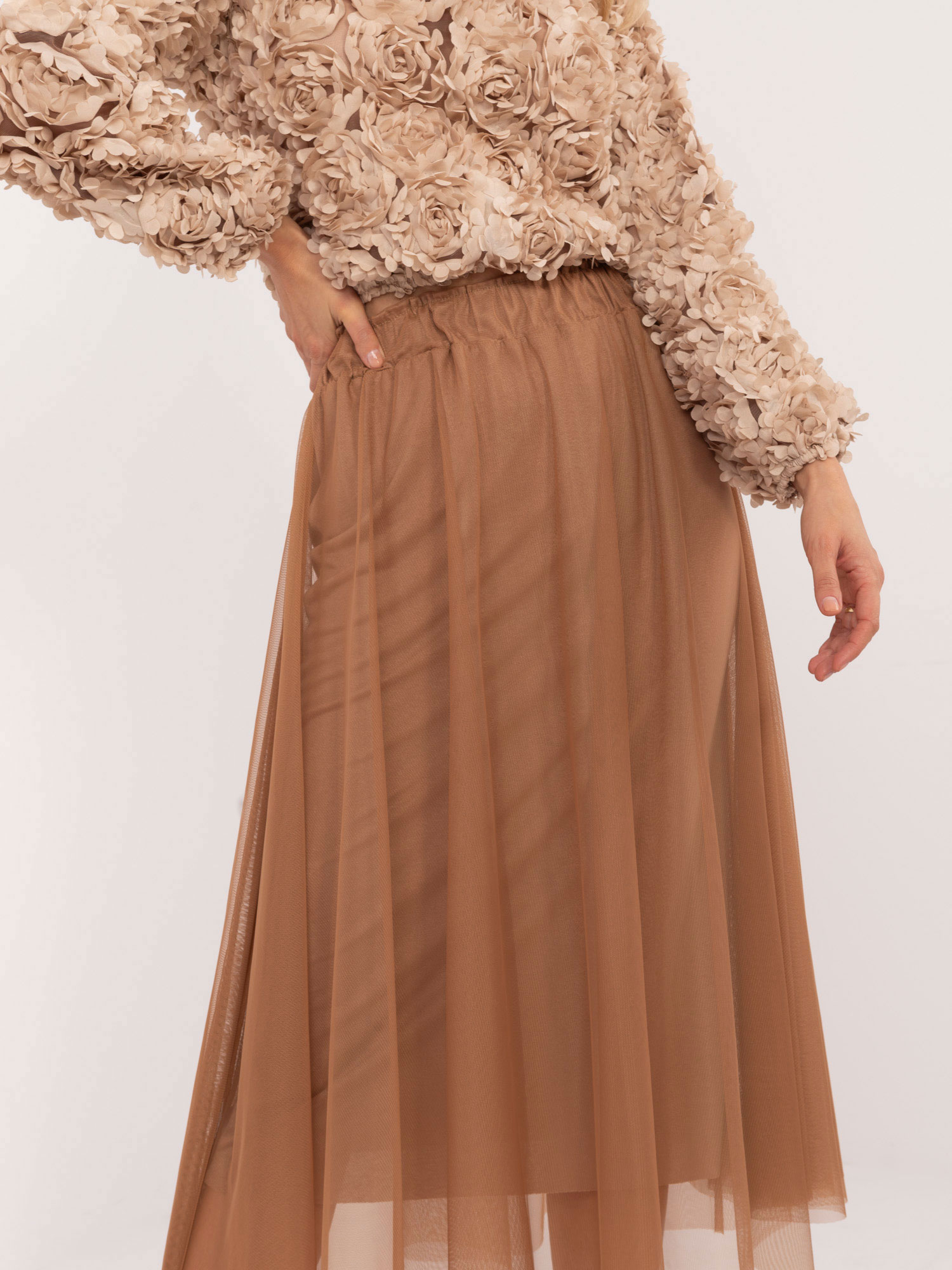 Skirt-DHJ-SD-19568.13X-camel