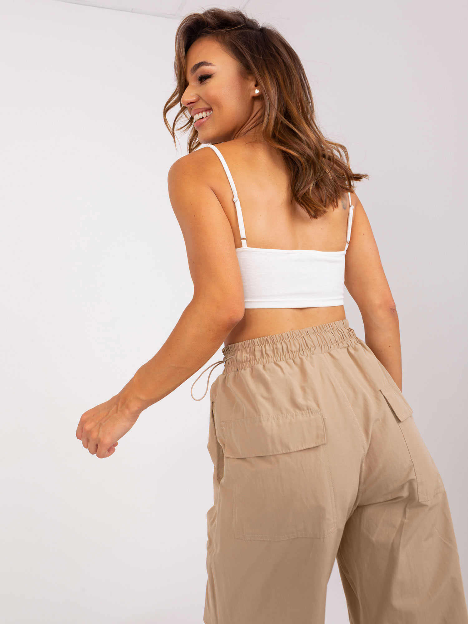 Trousers-TW-SP-OB056.86P-dark beige