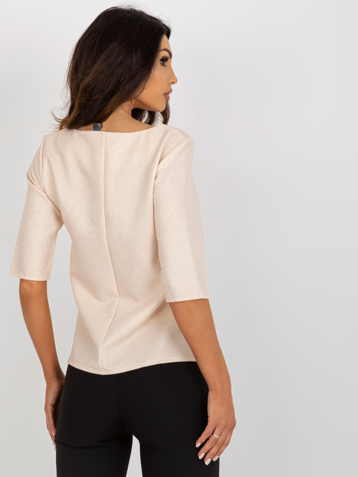 Blouse-LK-BZ-506609.77-beige