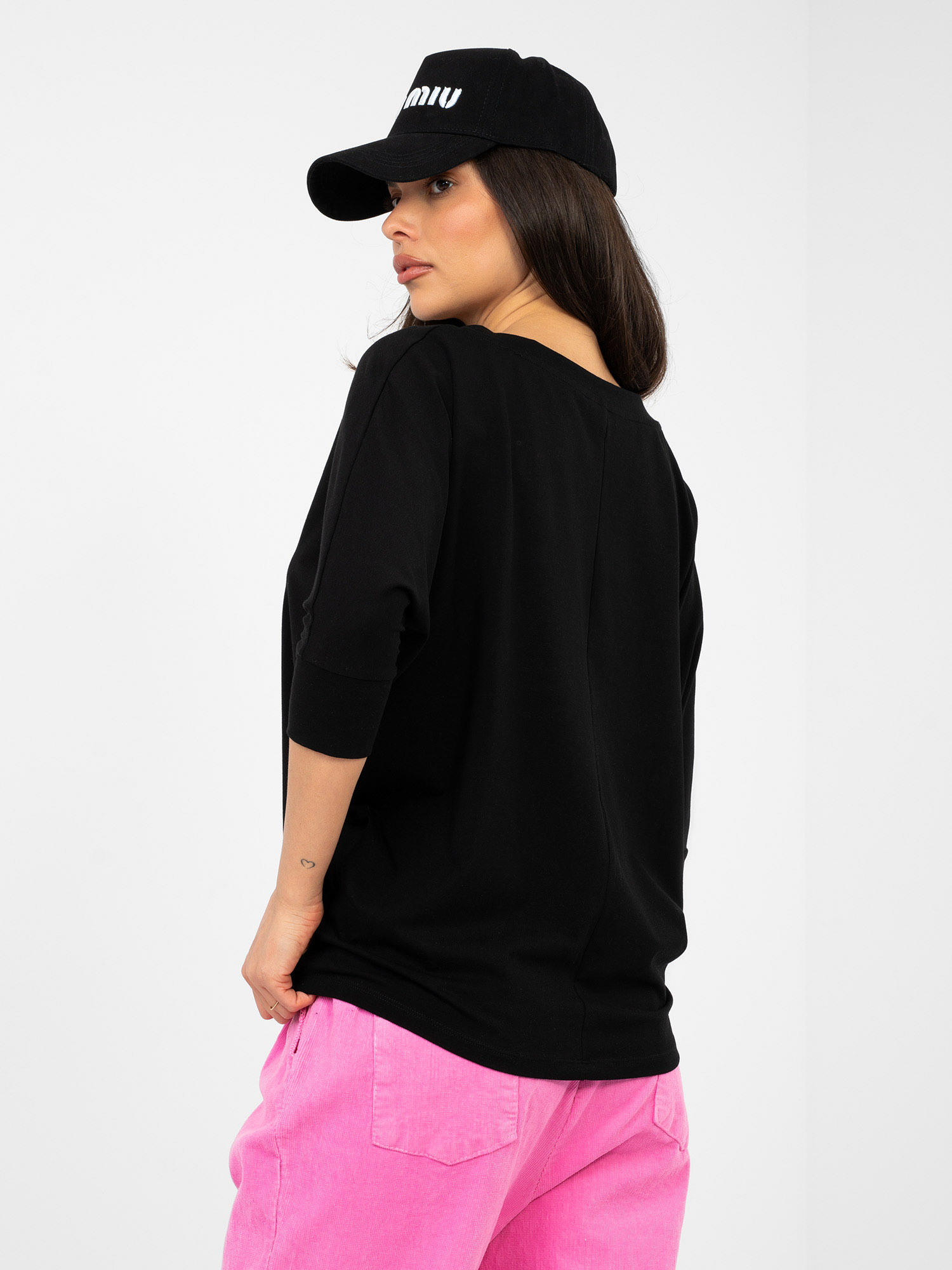 Černá casual halenka basic