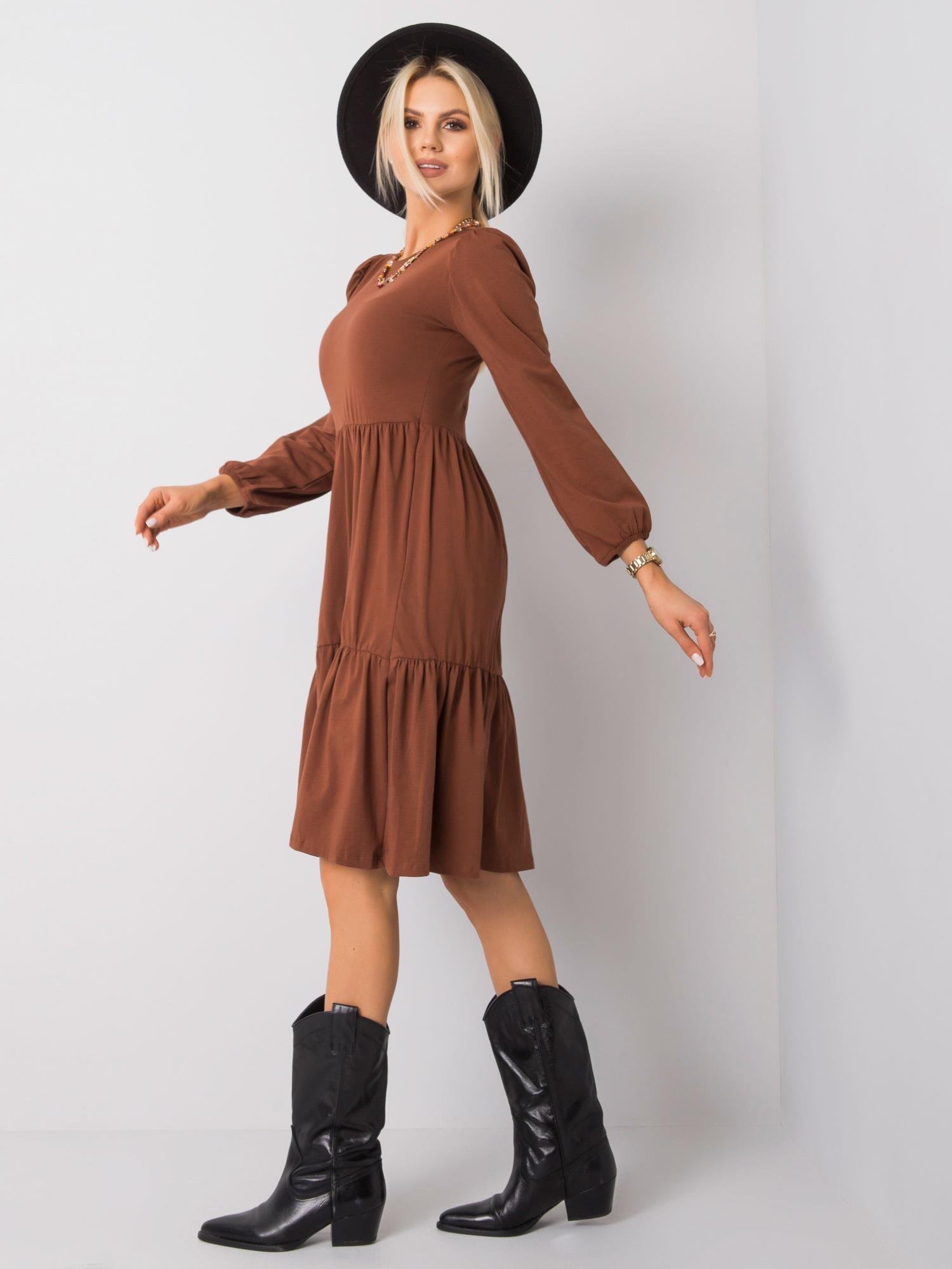 Dress-RV-SK-5832.18X-brown