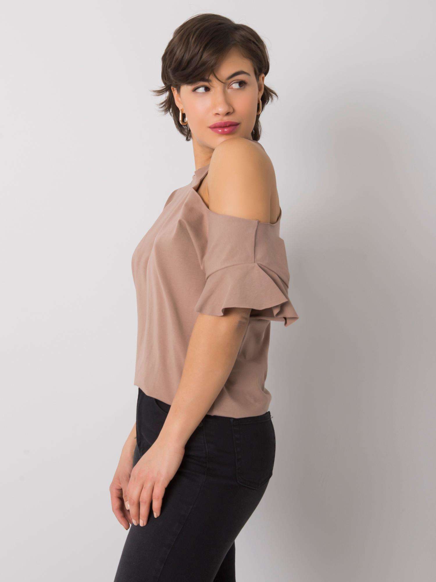 Blouse-FA-BZ-6946.93P-dark beige