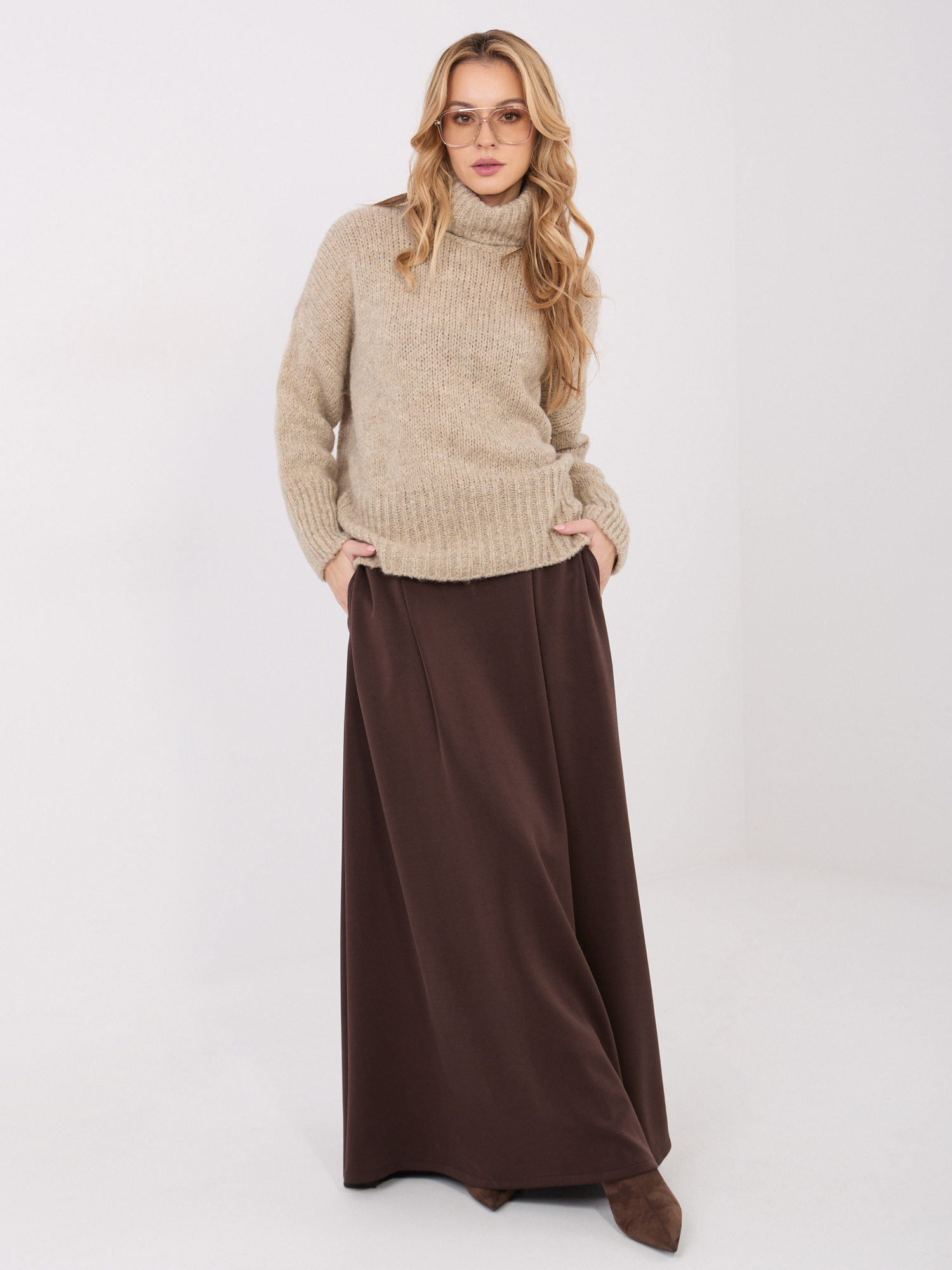 Skirt-MJ-SD-H3202.11-dark brown