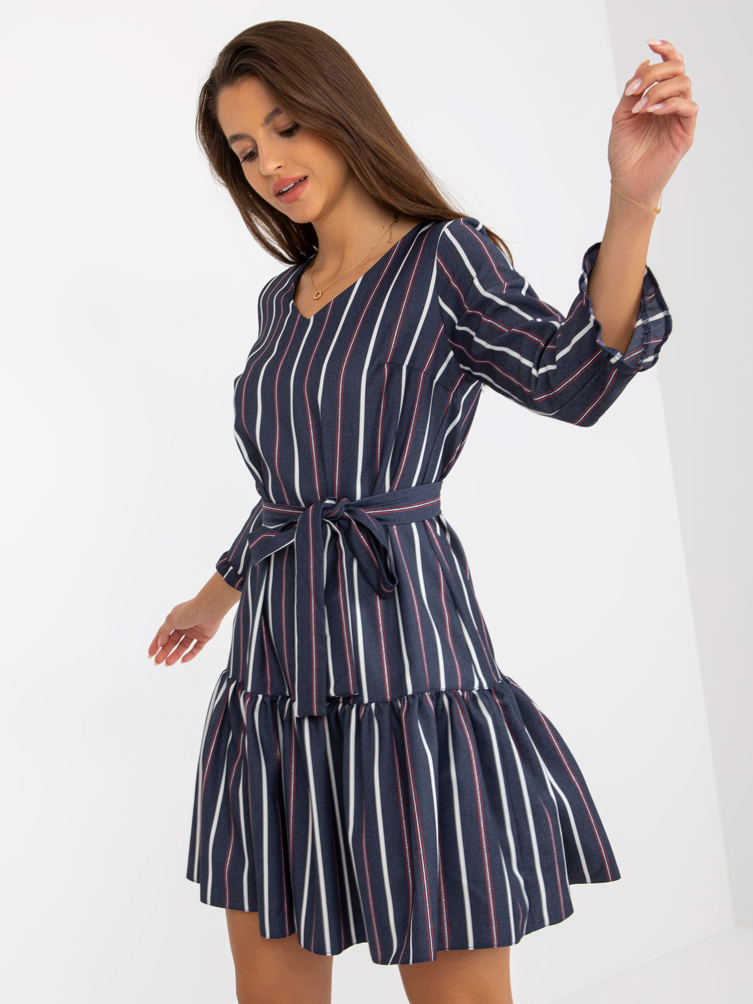 Dress-LK-SK-507973.58P-navy blue