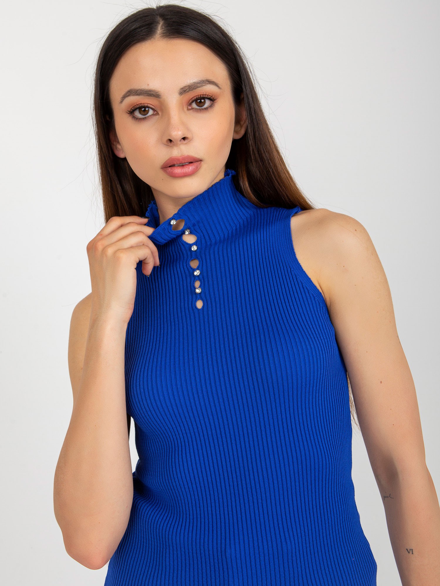 Blouse-BA-BZ-2301.00P-Cobalt