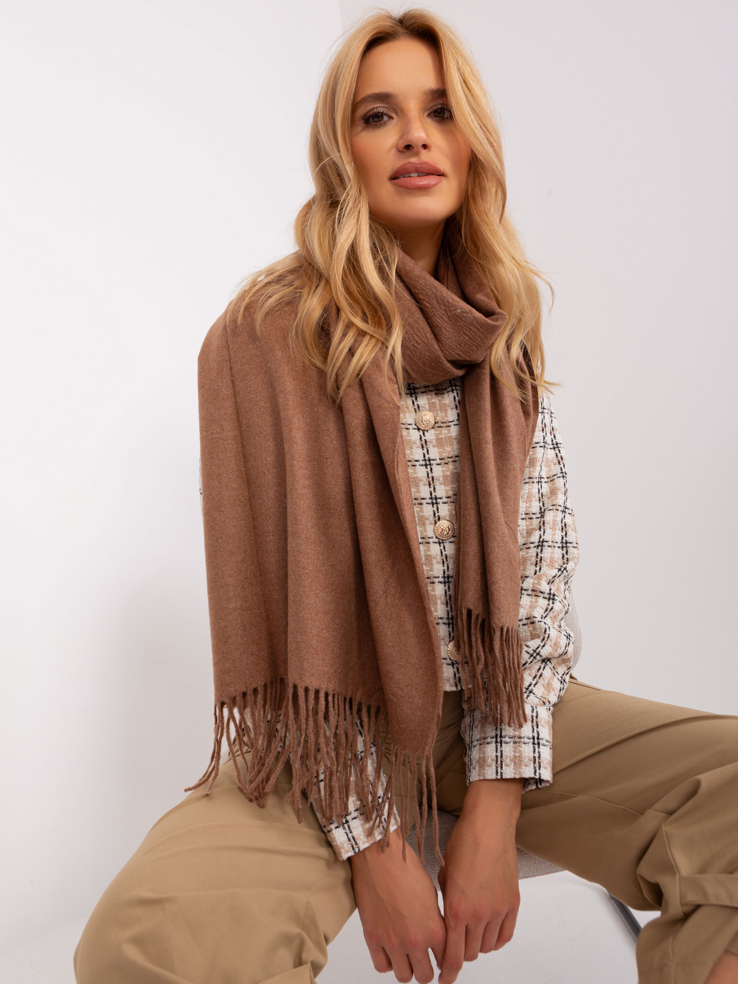 Scarf-AT-SZ-23185.62P-brown