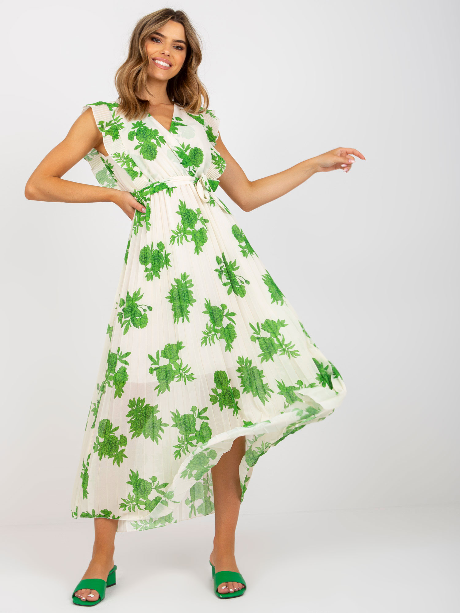 Dress-DHJ-SK-13166.94P-Green