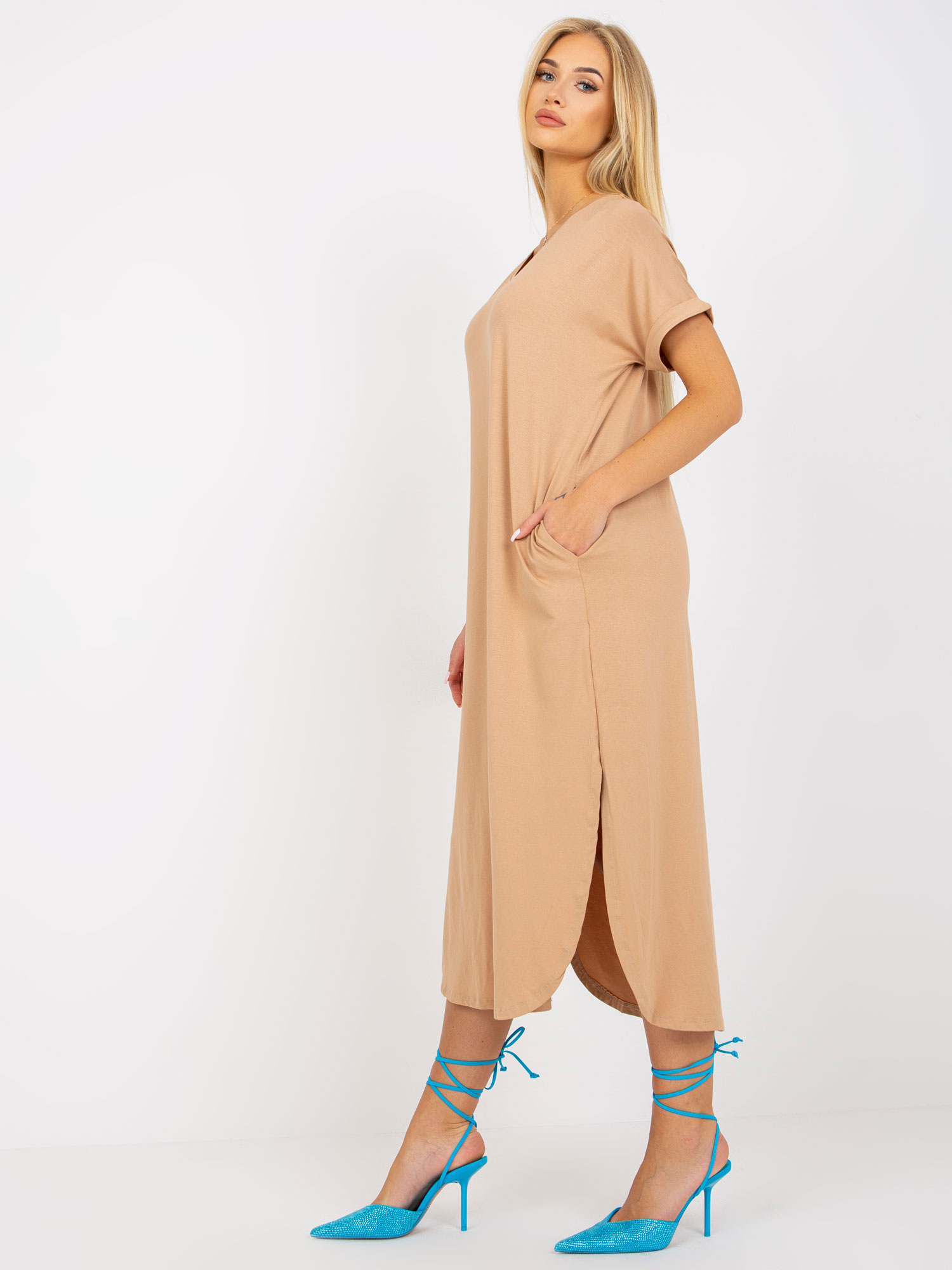 Dress-TW-SK-OB031.11-camel