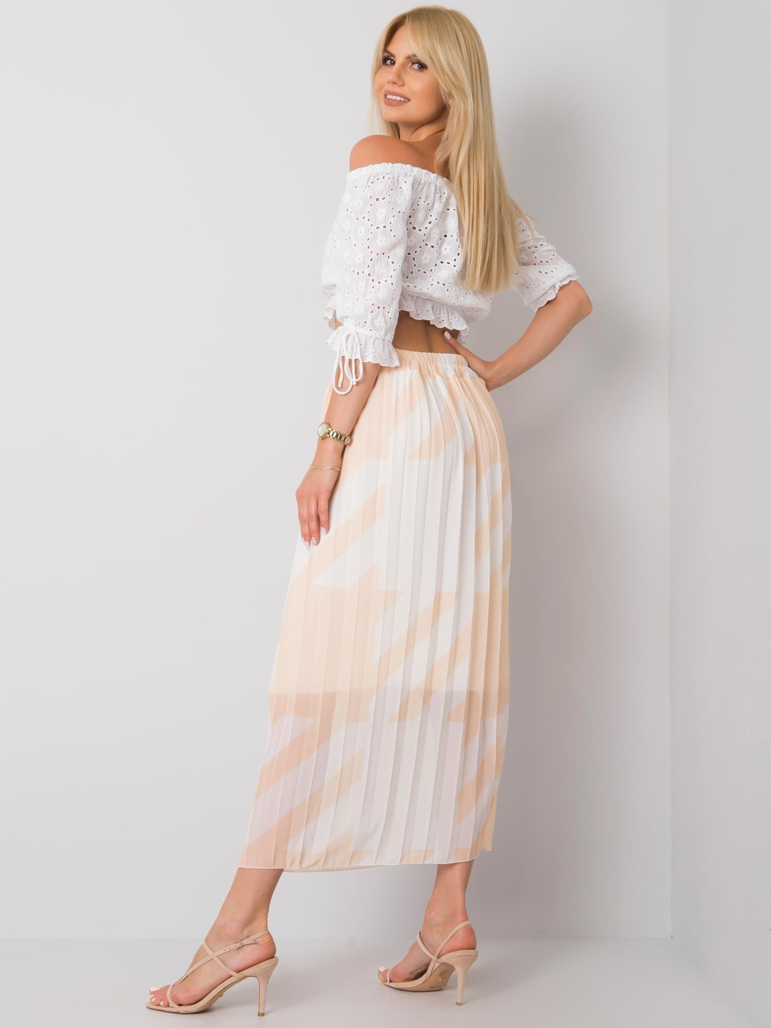 Skirt-DHJ-SD-13325.73P-light beige