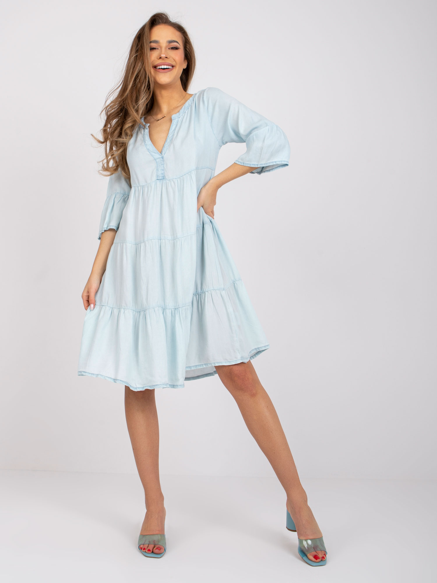 Dress-D74501M30214L155-light blue