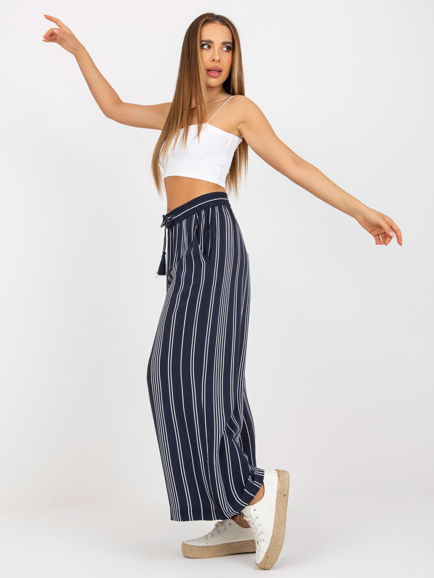 Pants-D73771M62237A-navy blue