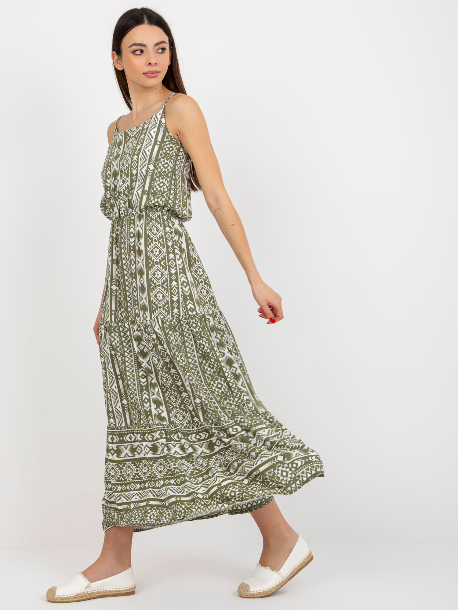 Dress-D73771R30313B-khaki