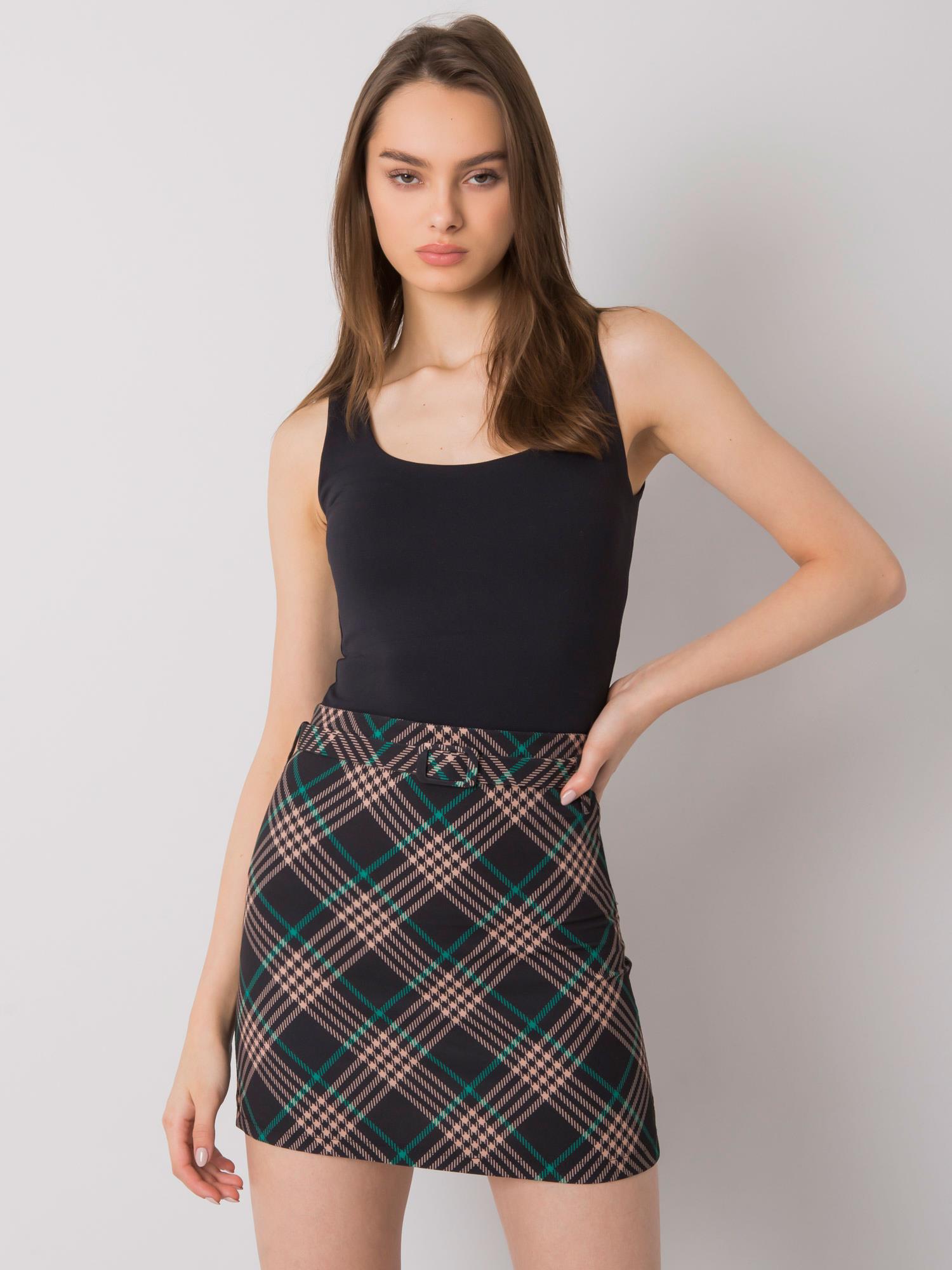 Skirt-DHJ-SD-3213.11P-black-green