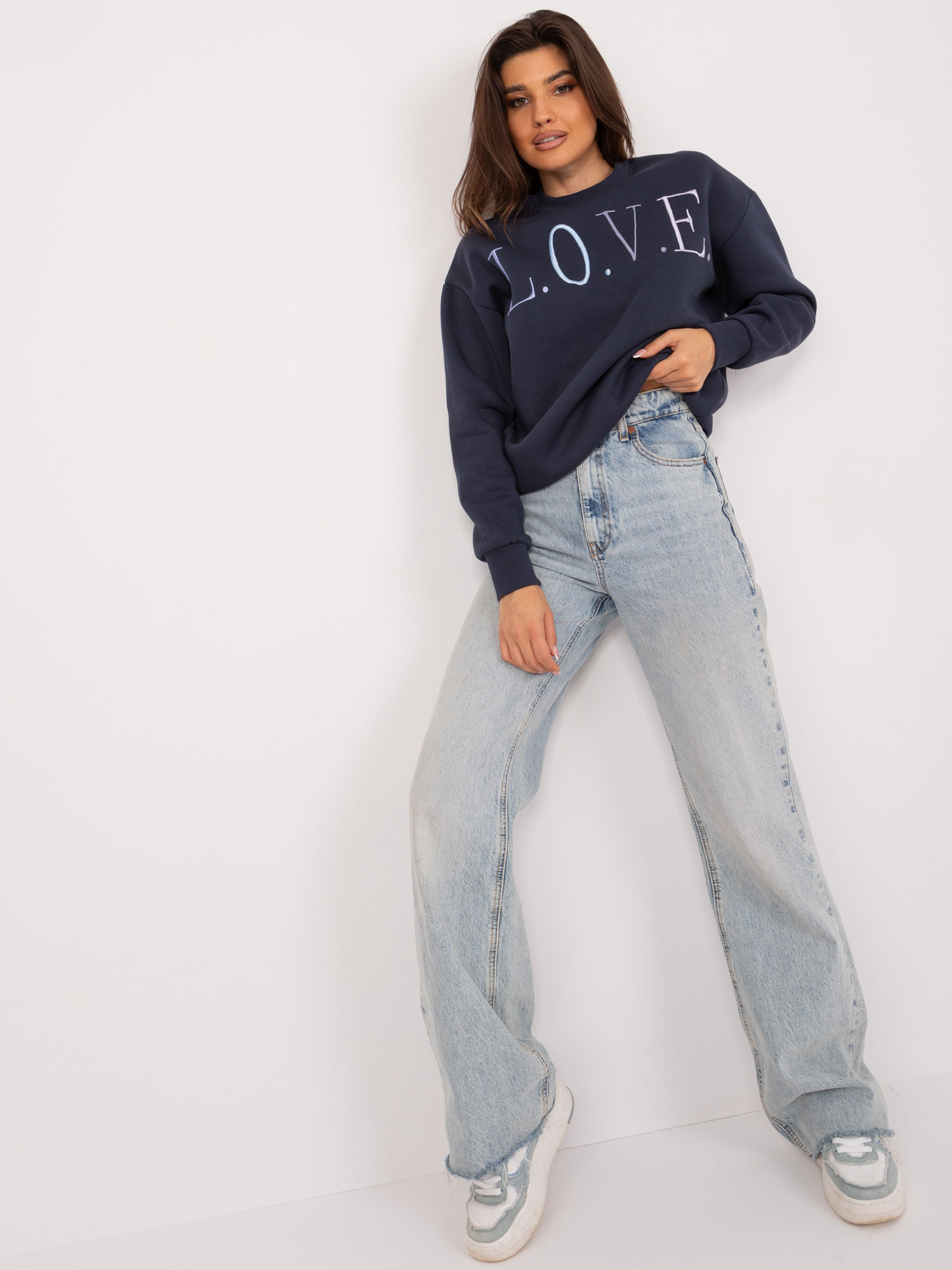 Sweatshirt-D10606BA02565C-navy blue