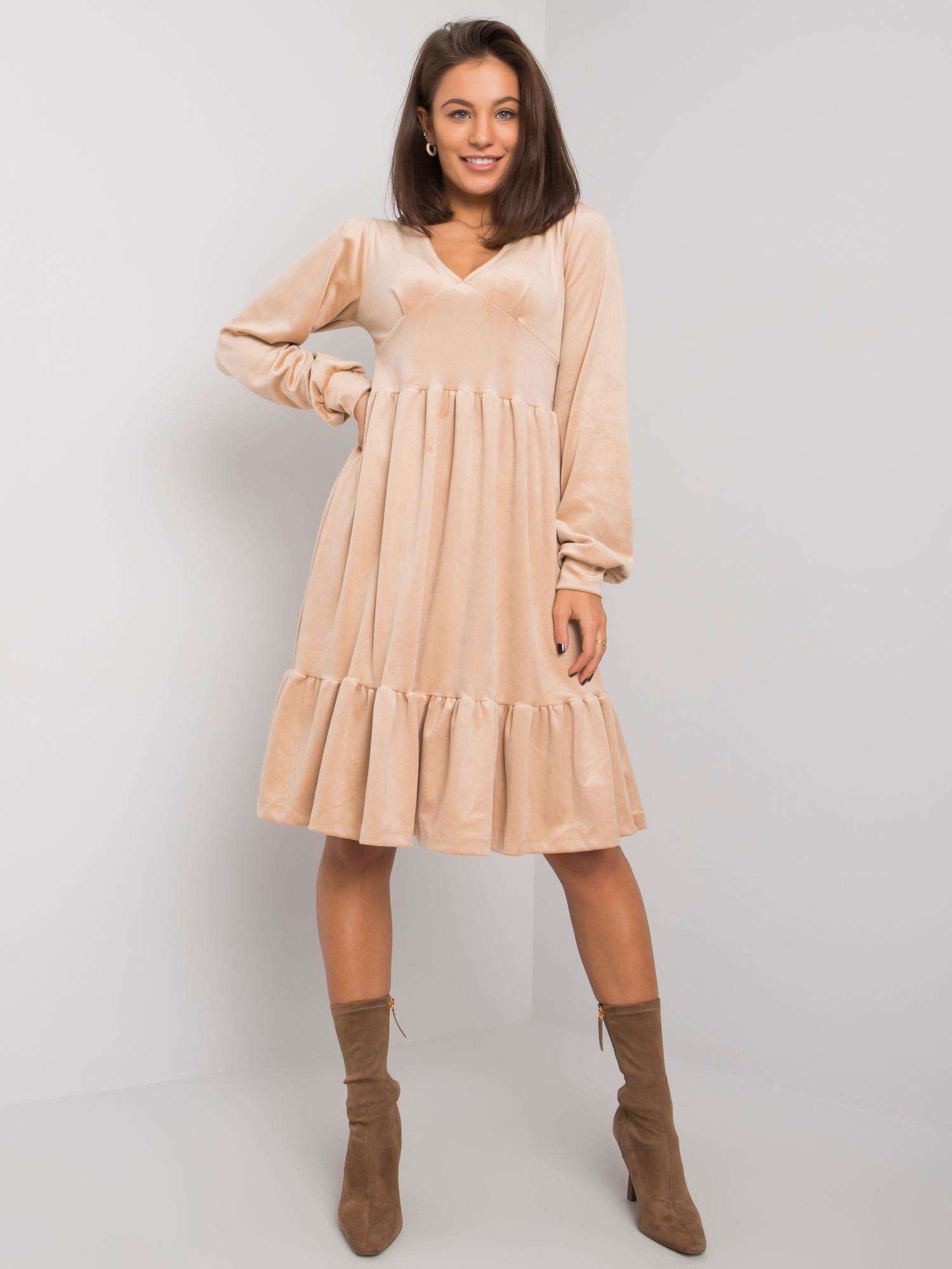 Dress-FA-SK-7530.84P-beige