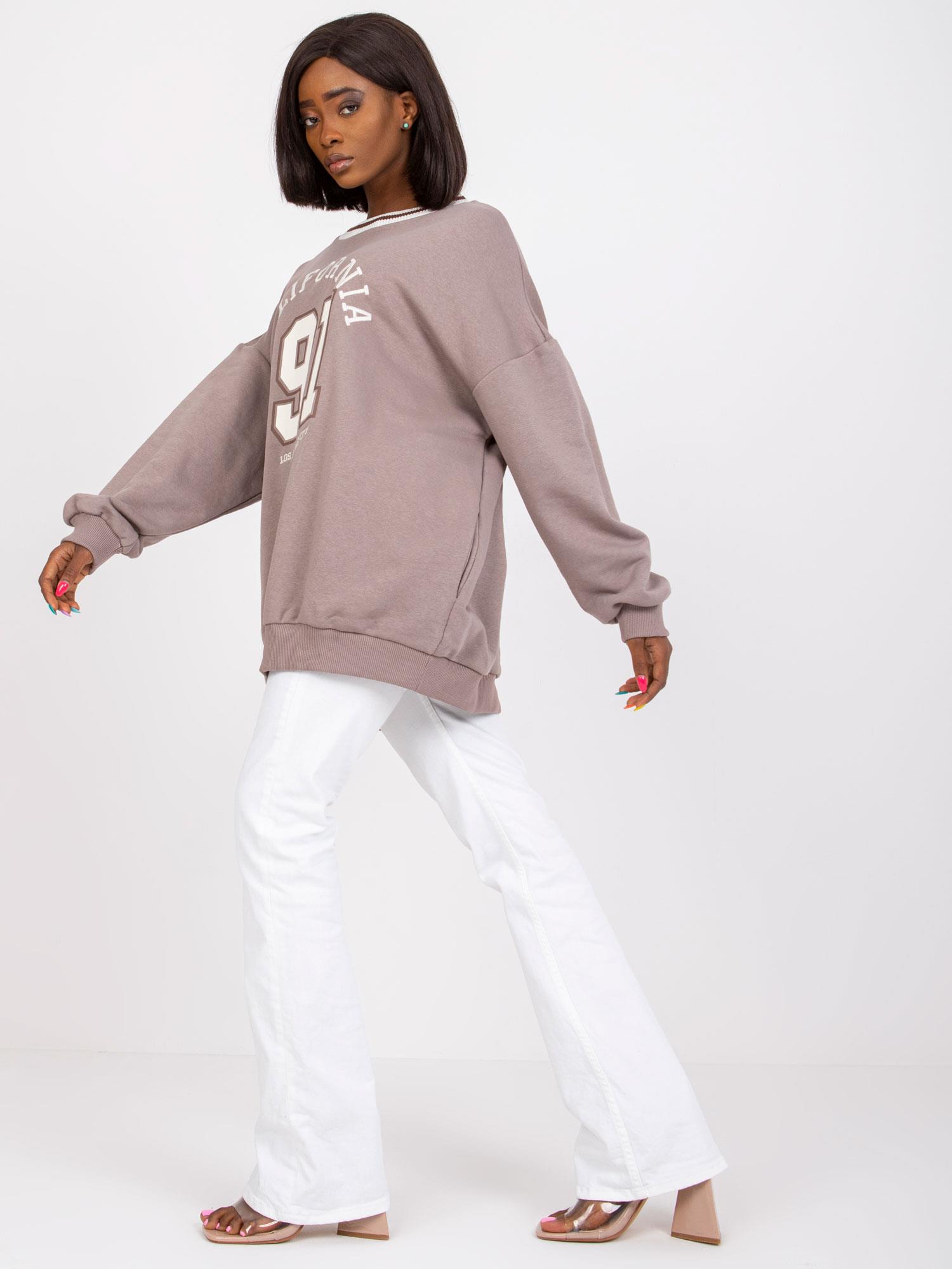 Sweatshirt-FA-BL-7650.40-dark beige