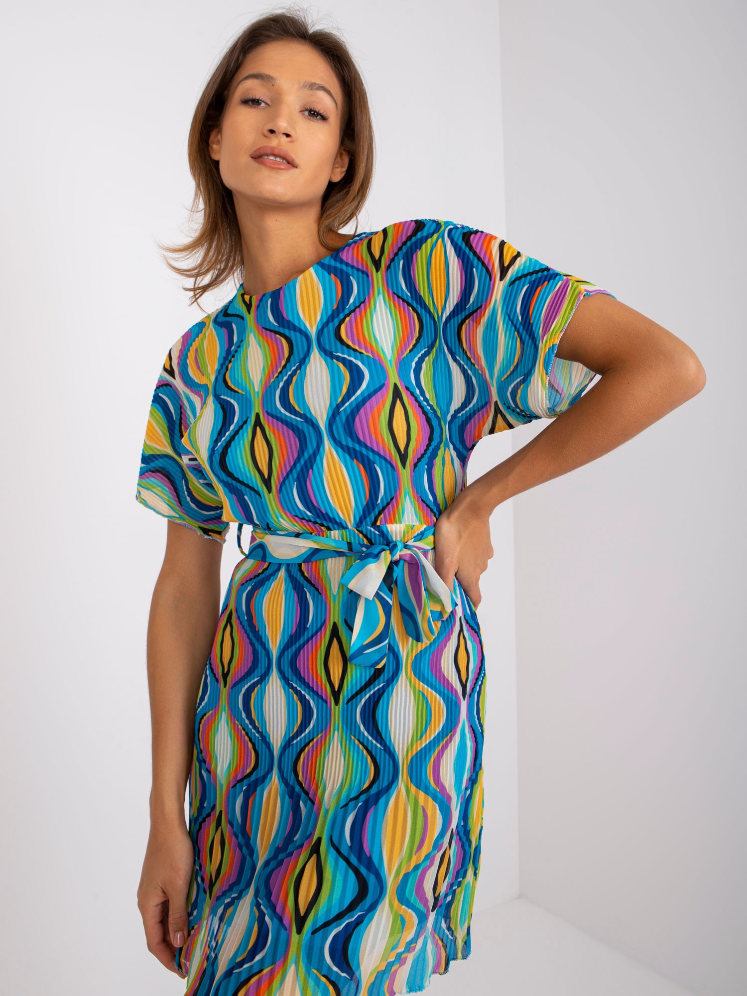 Dress-DHJ-SK-9651.51-Blue