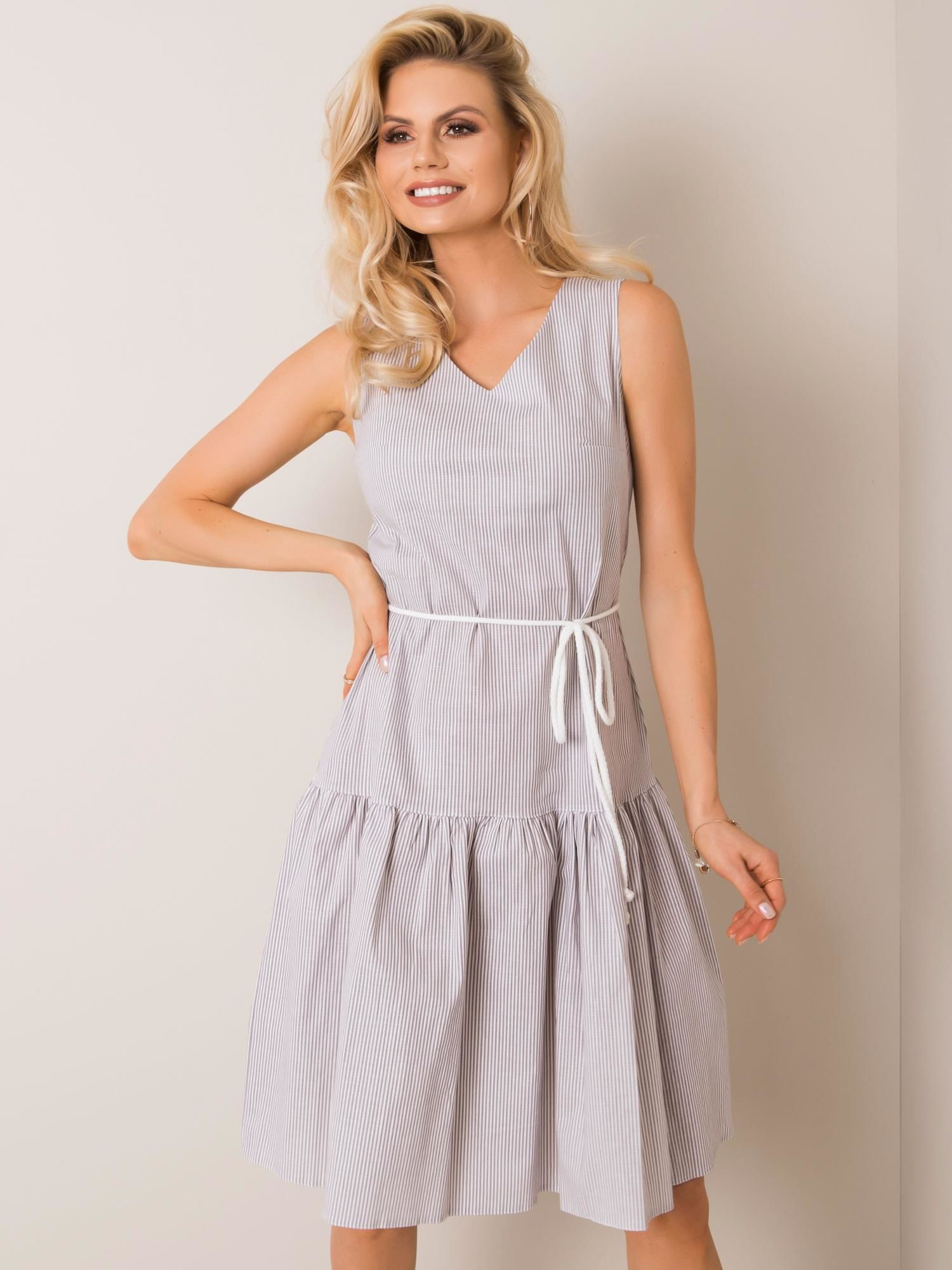 Dress-LK-SK-508215.30P-white-grey