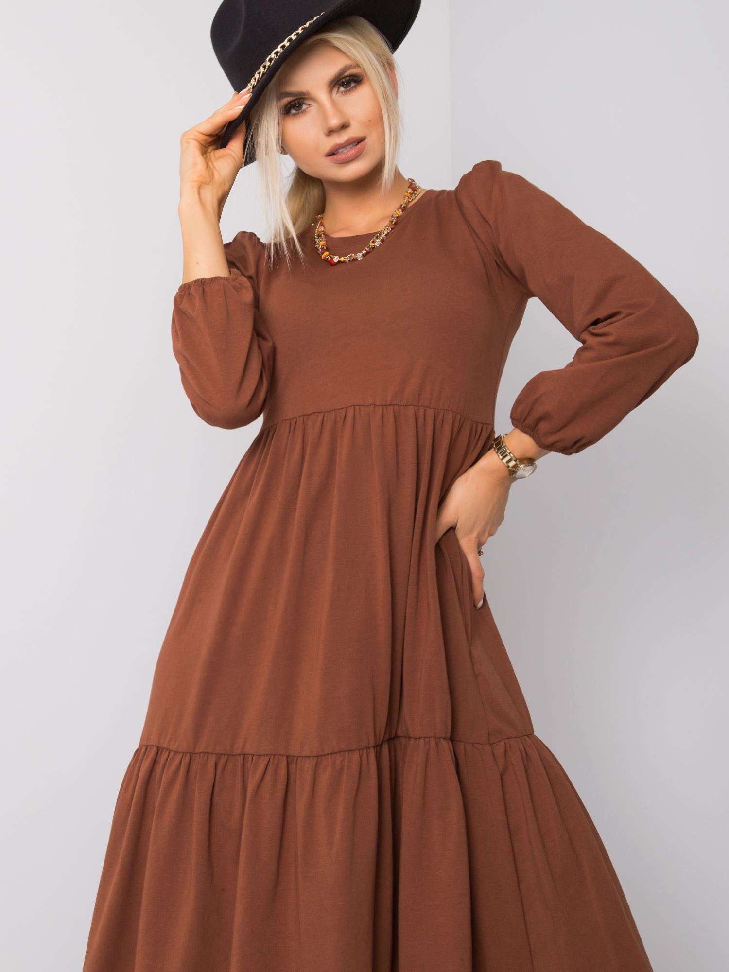 Dress-RV-SK-5832.18X-brown