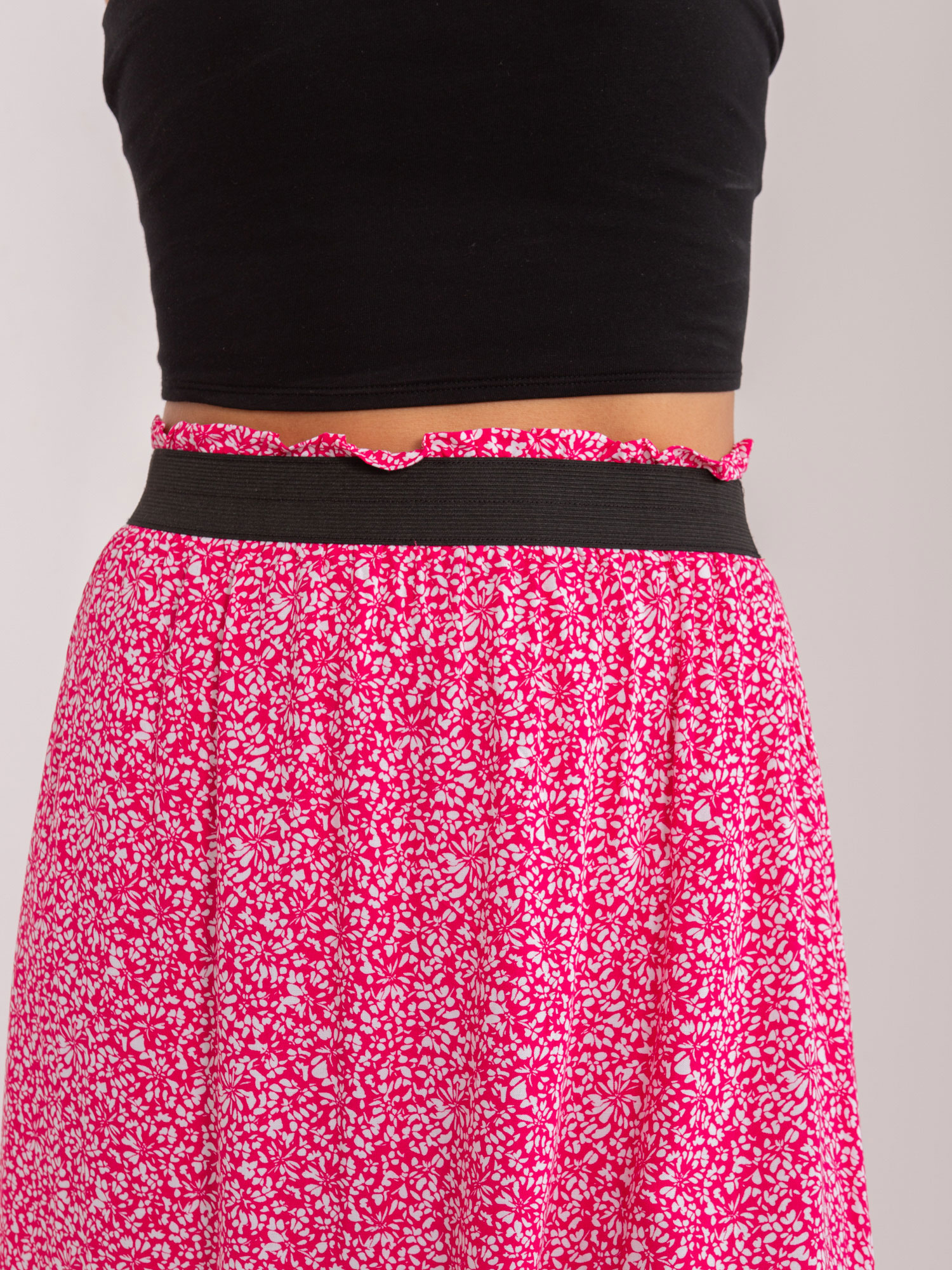 Skirt-D73771M50223A-dark pink
