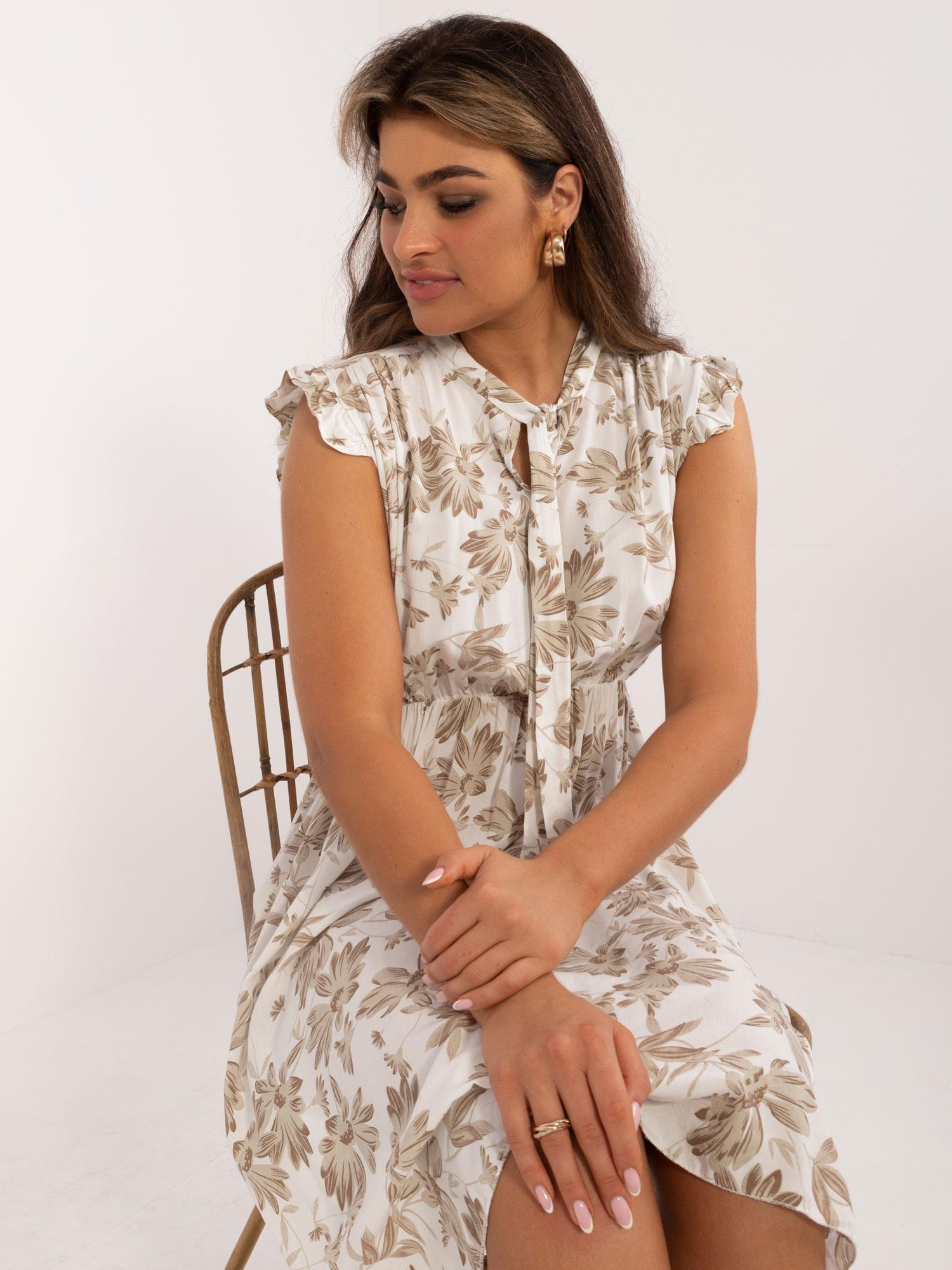 Dress-DHJ-SK-5095.21-white-beige