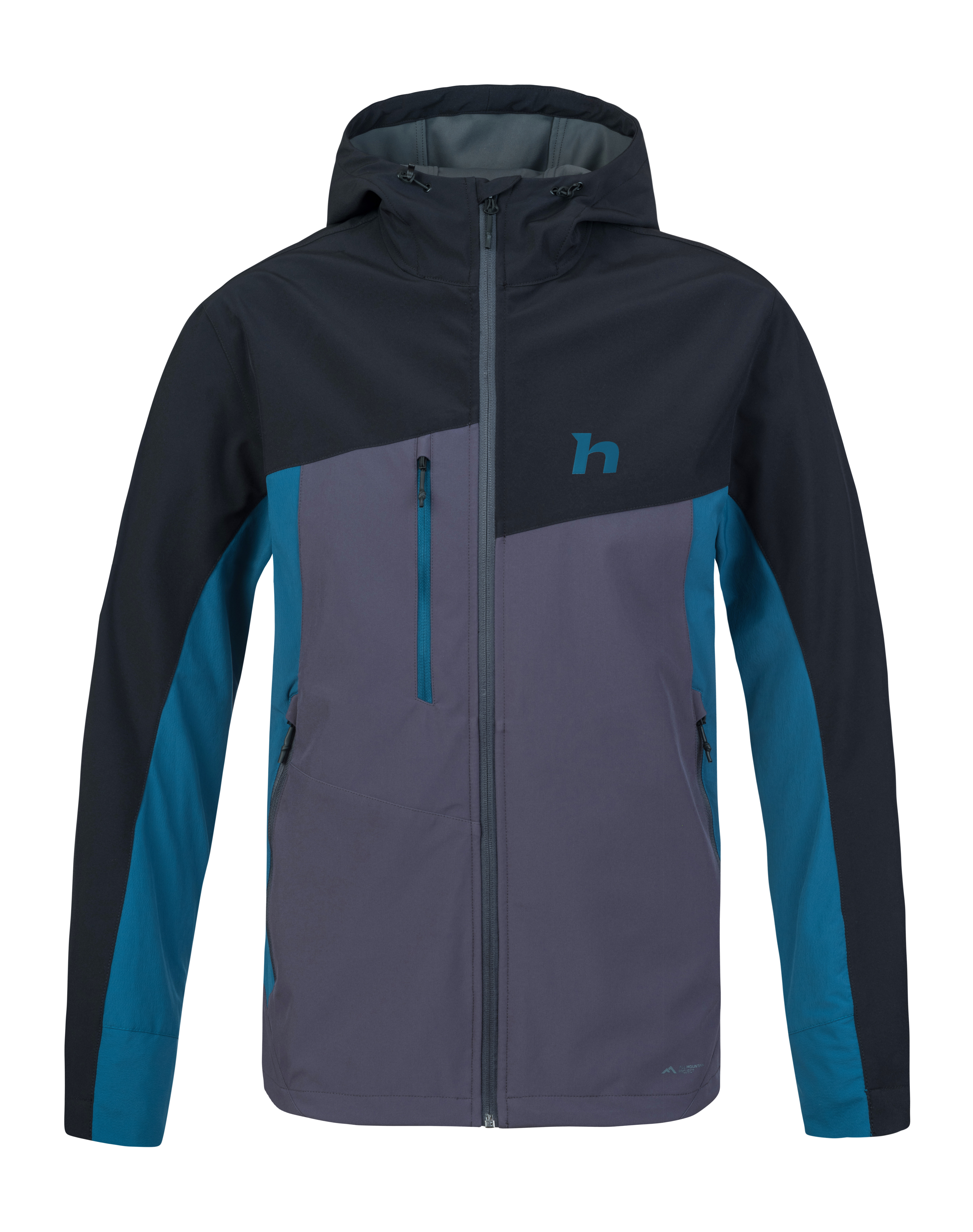 Men&#039;s softshell jacket Hannah CARSTEN II anthracite/sailor blue