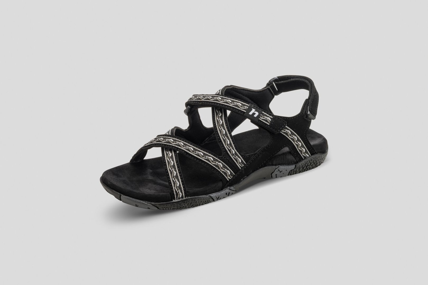 Sandale pentru femei Hannah - gri, negru