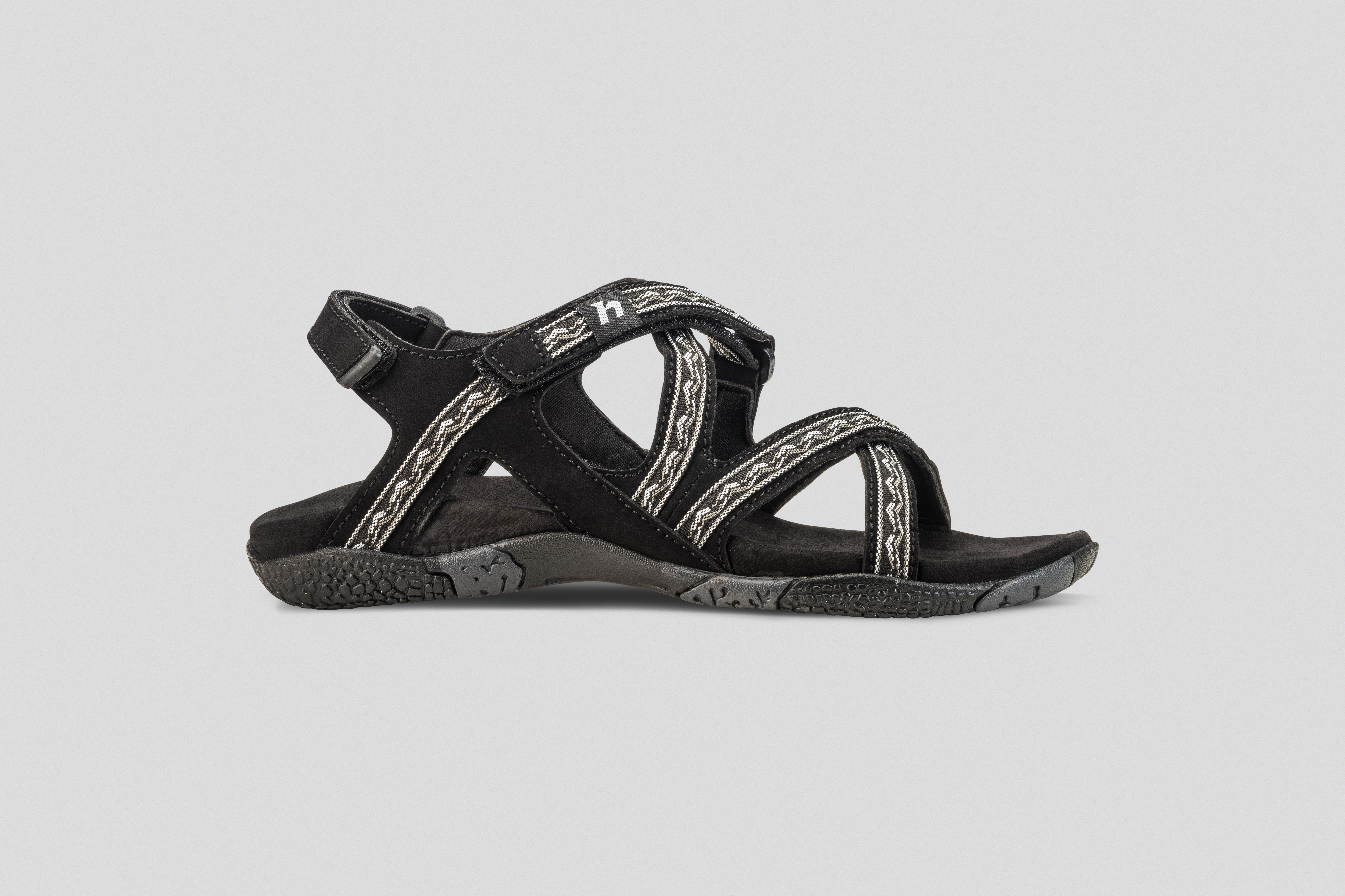 Sandale pentru femei Hannah - gri, negru