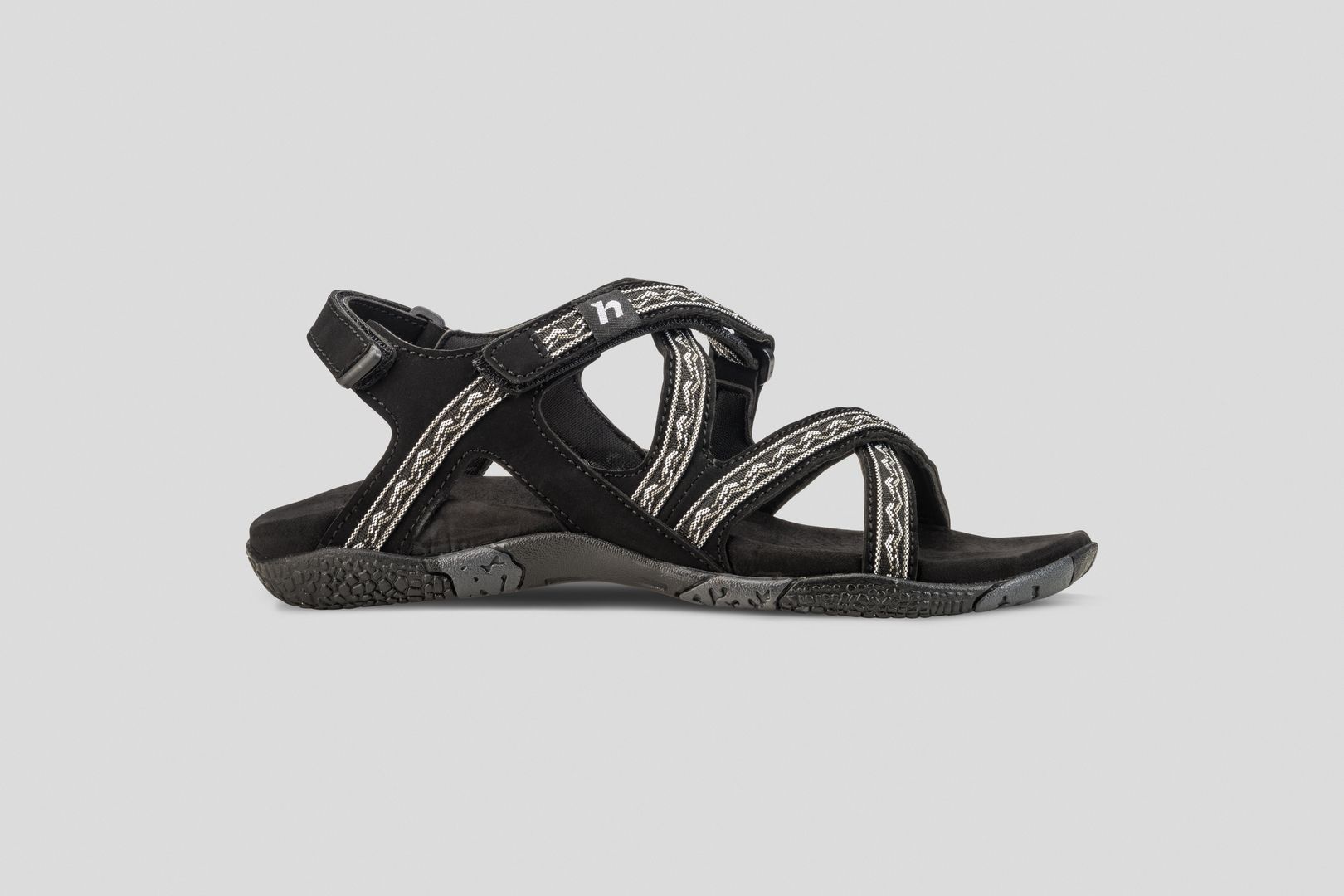 Sandale pentru femei Hannah - gri, negru