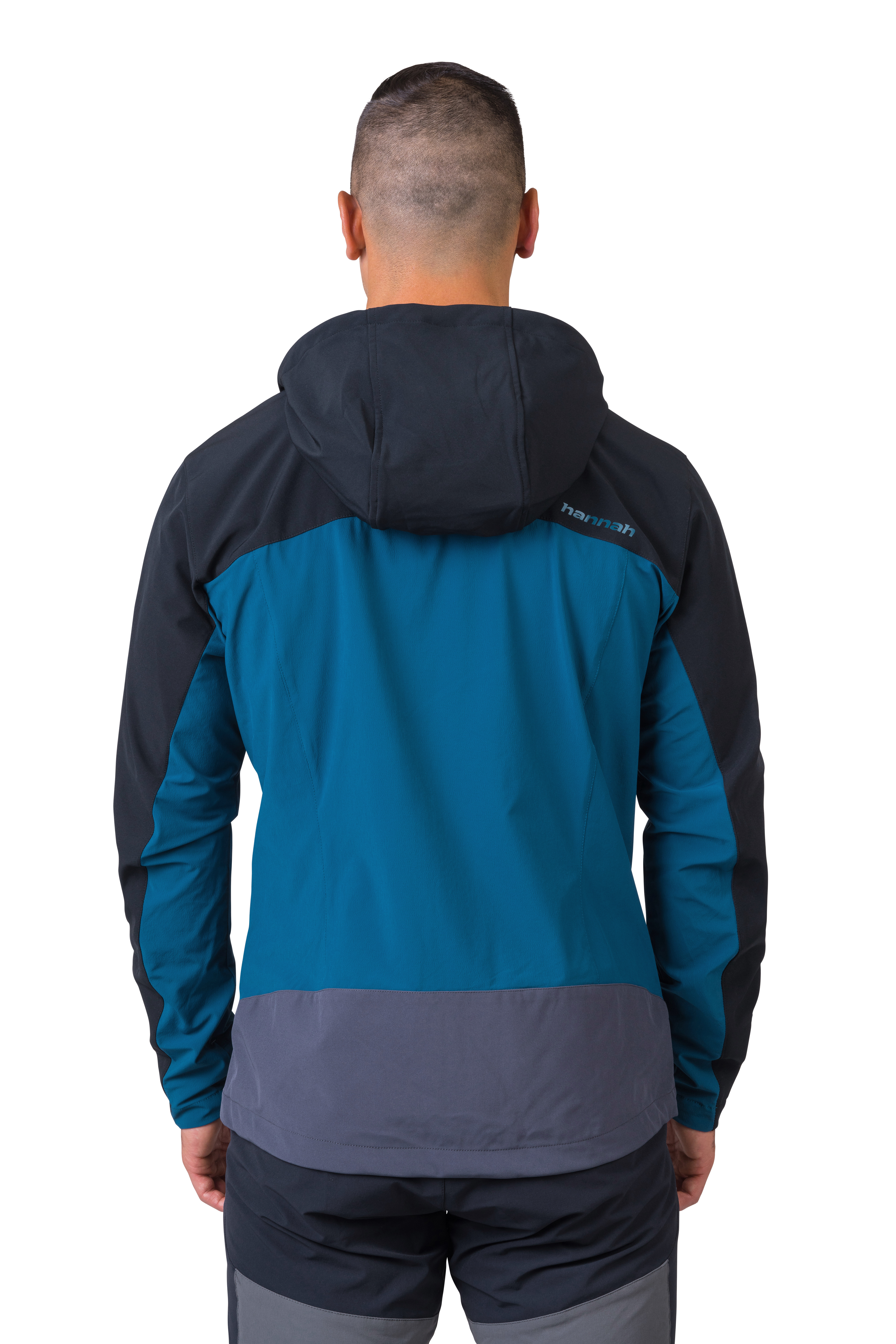 Men&#039;s softshell jacket Hannah CARSTEN II anthracite/sailor blue