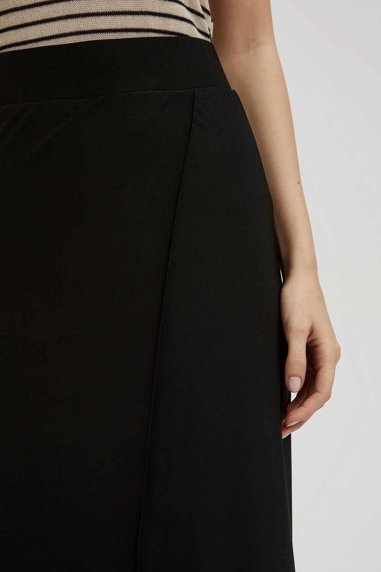 Women's summer trousers MOODO - black