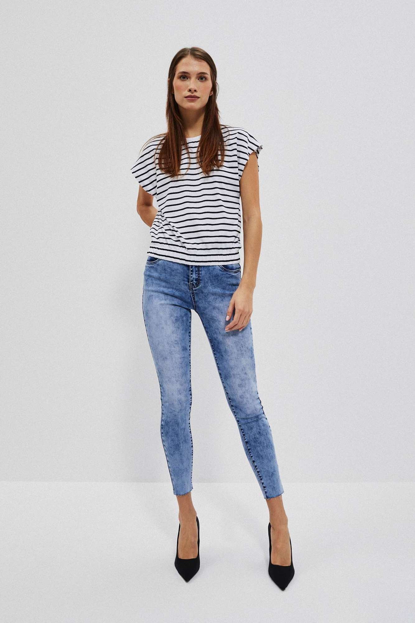 WOMEN&#039;S JEANS L-JE-4020 L.Blue