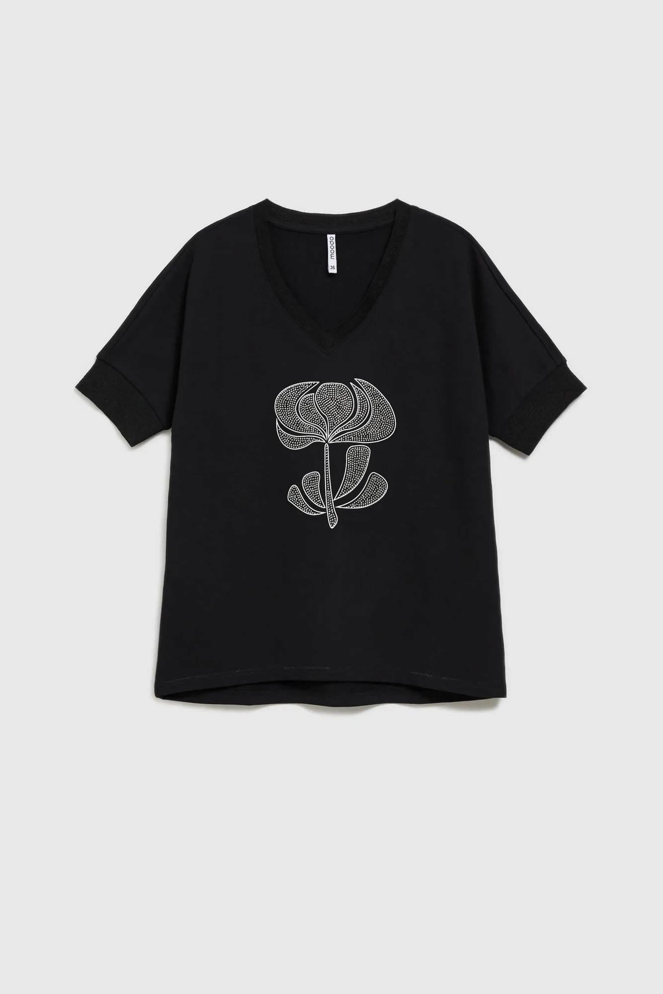 Women's sweatshirt MOODO - black