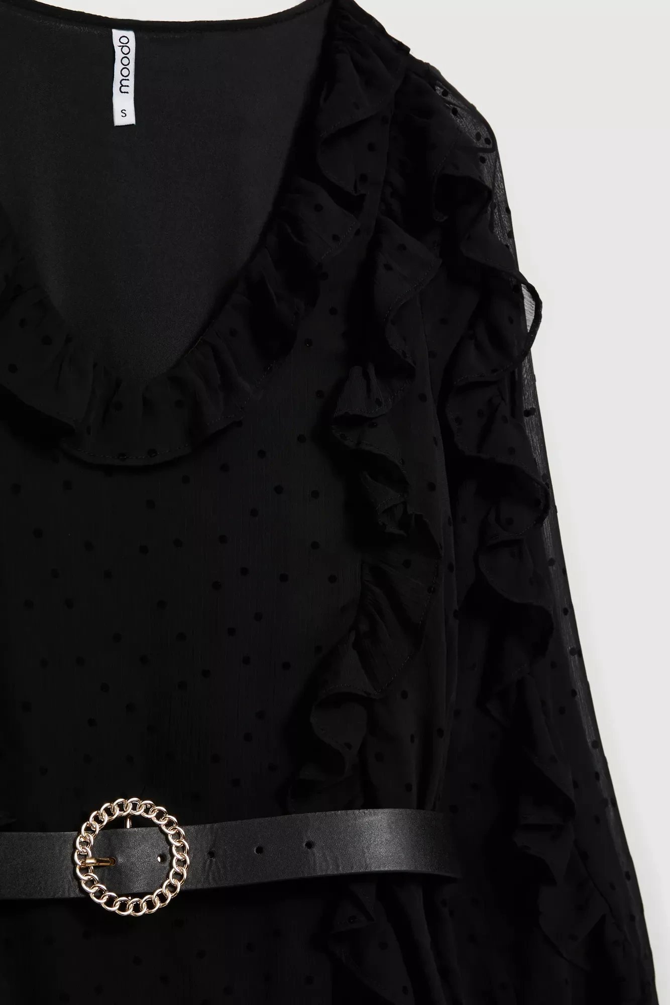 Marisse Dress With Ruffles