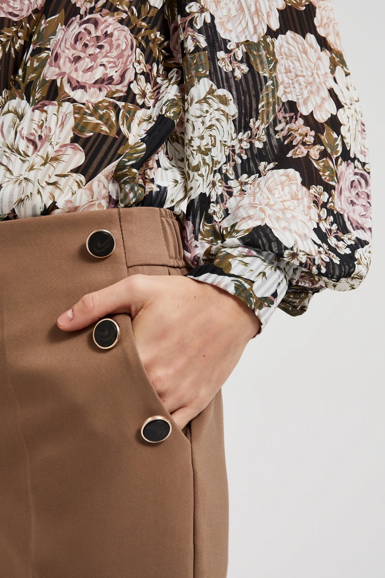 Marisse Women's Trousers Z-Sp-4524 Brown