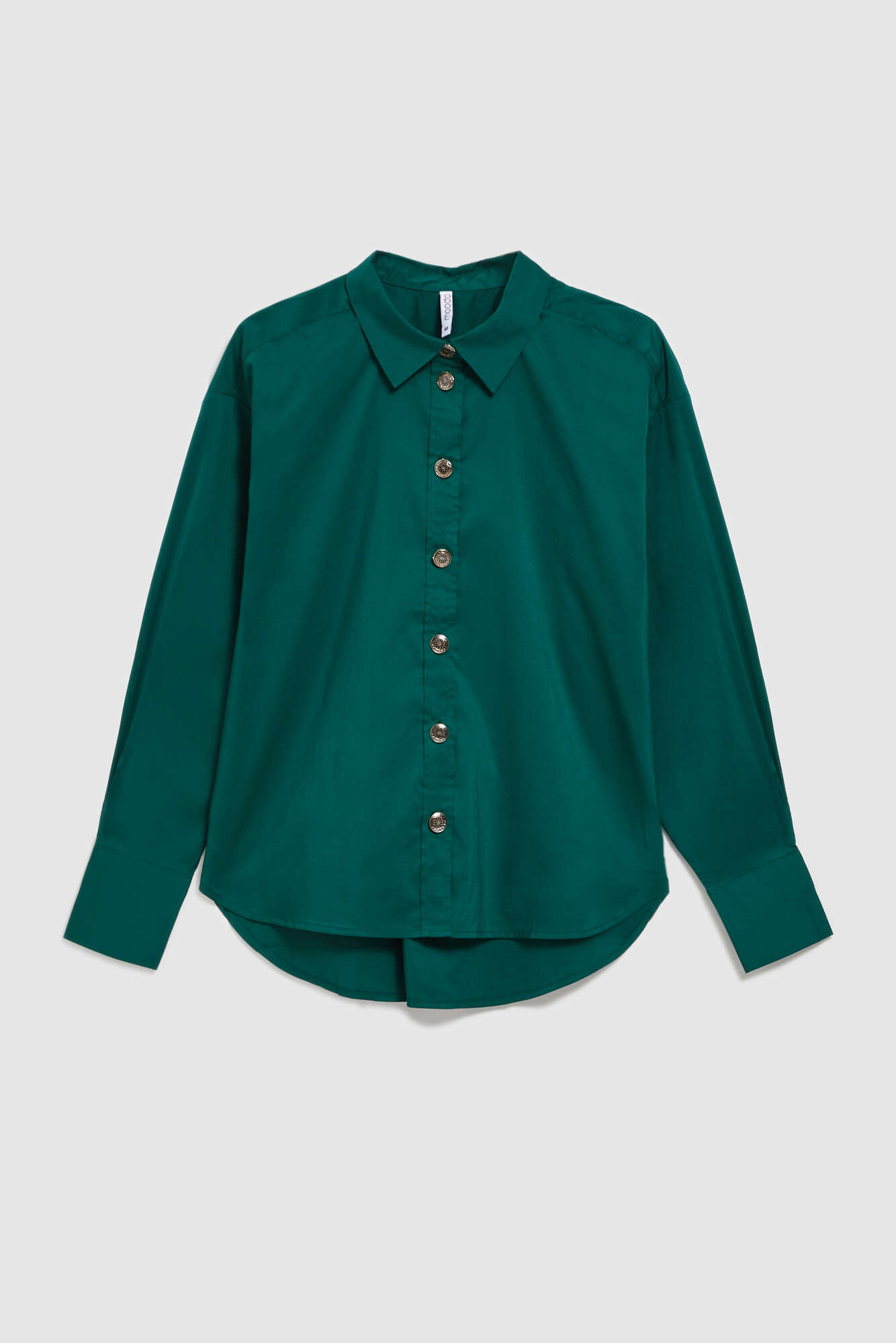 Shirt with decorative buttons