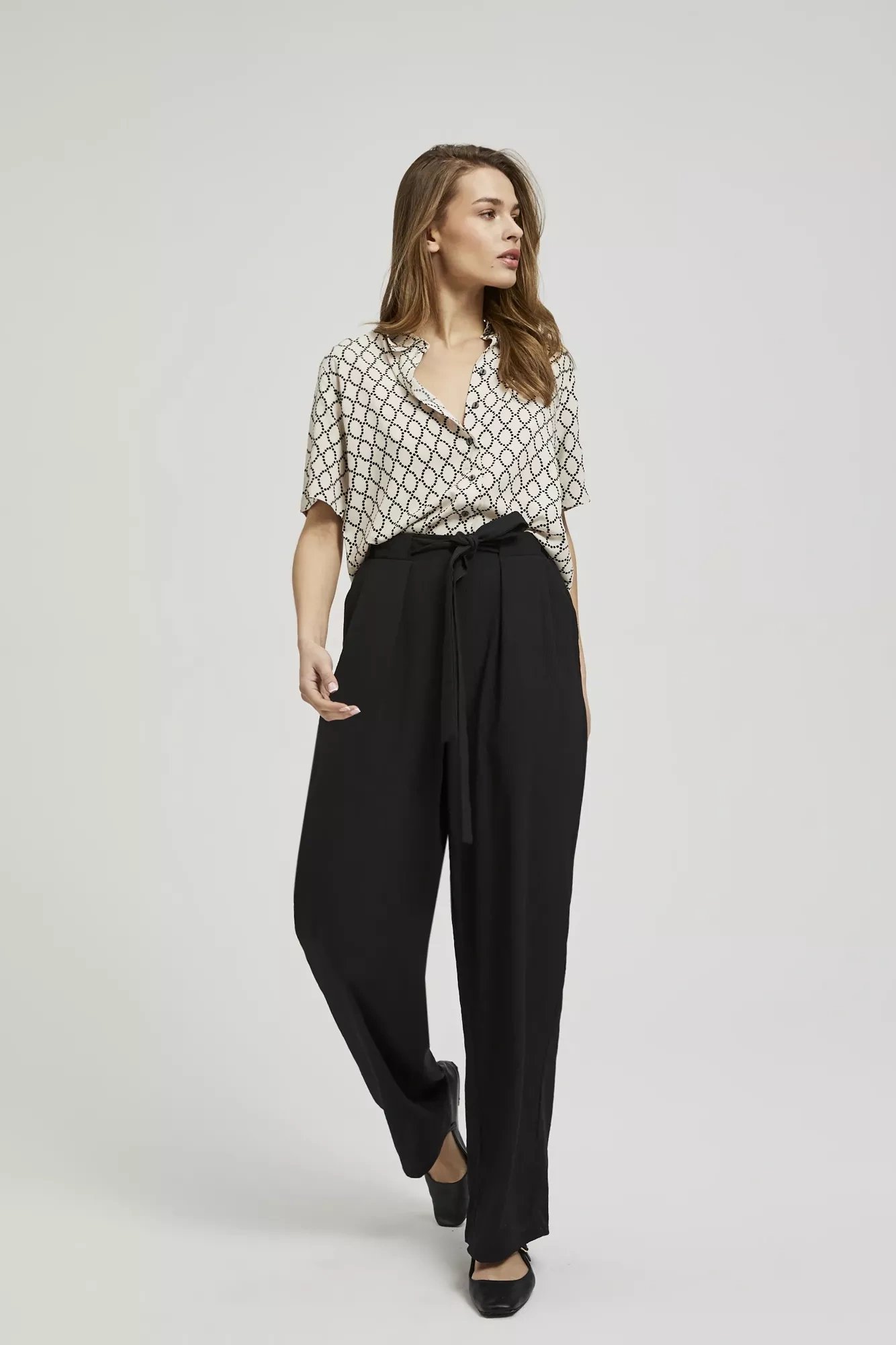 Women's shirt MOODO - light beige