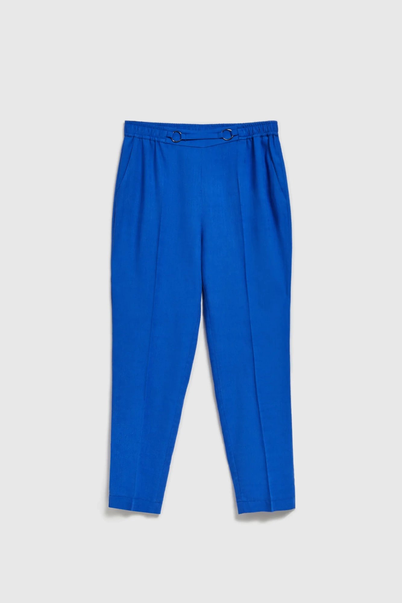 Women's canvas pants MOODO - blue