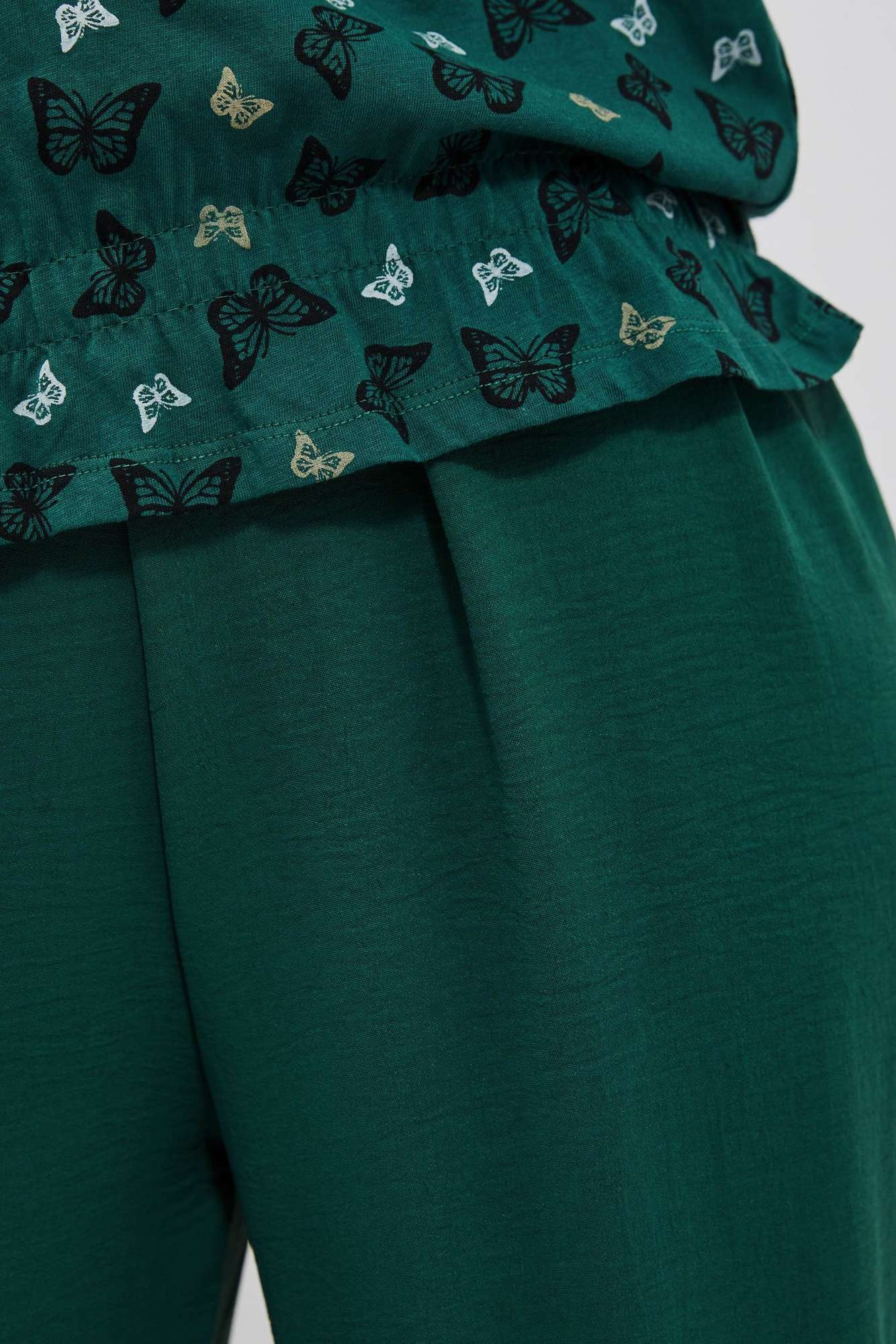 WOMEN'S T-SHIRT L-TS-4054 PALM LEAF