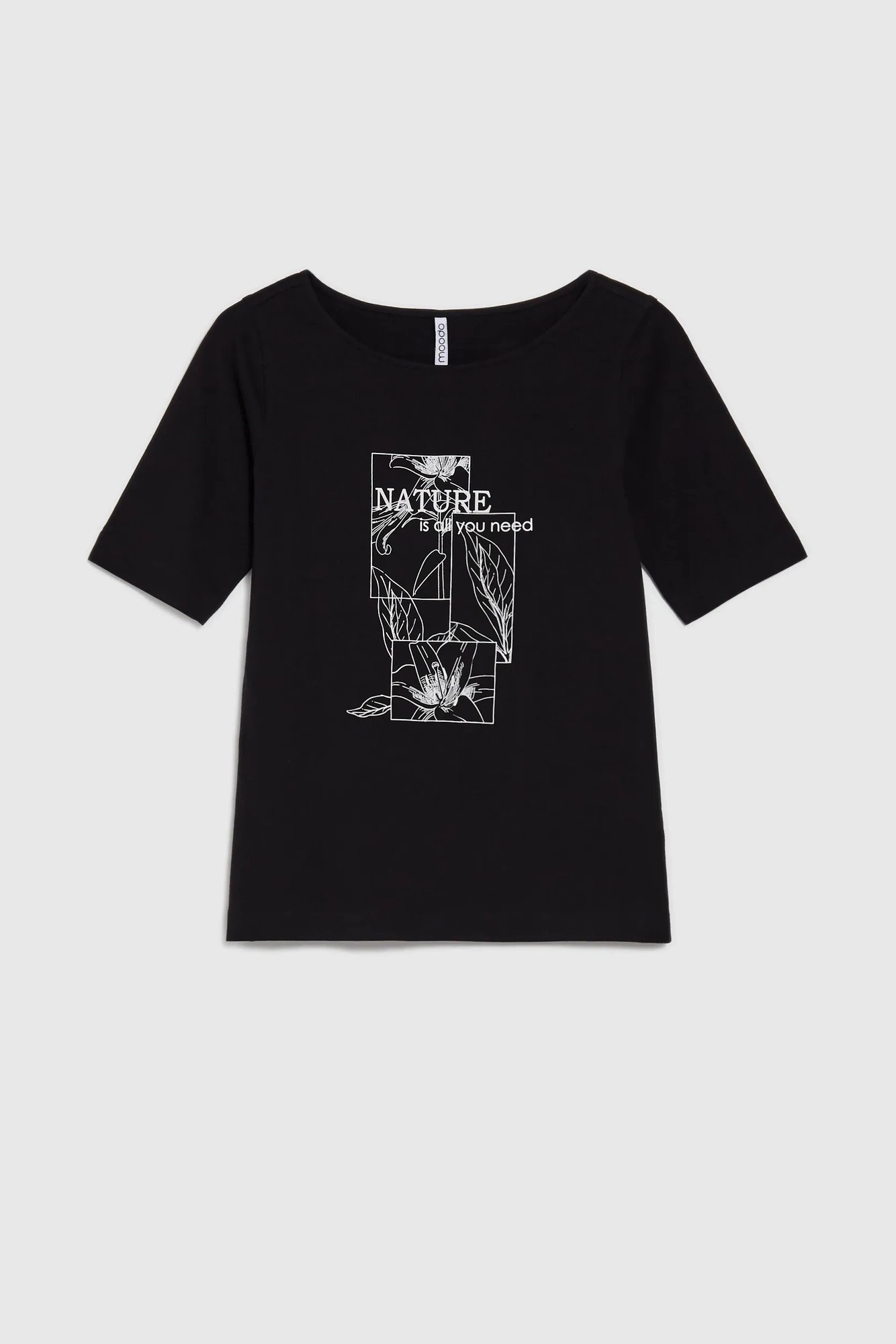 Marisse Women's T-Shirt L-Ts-4610 Black