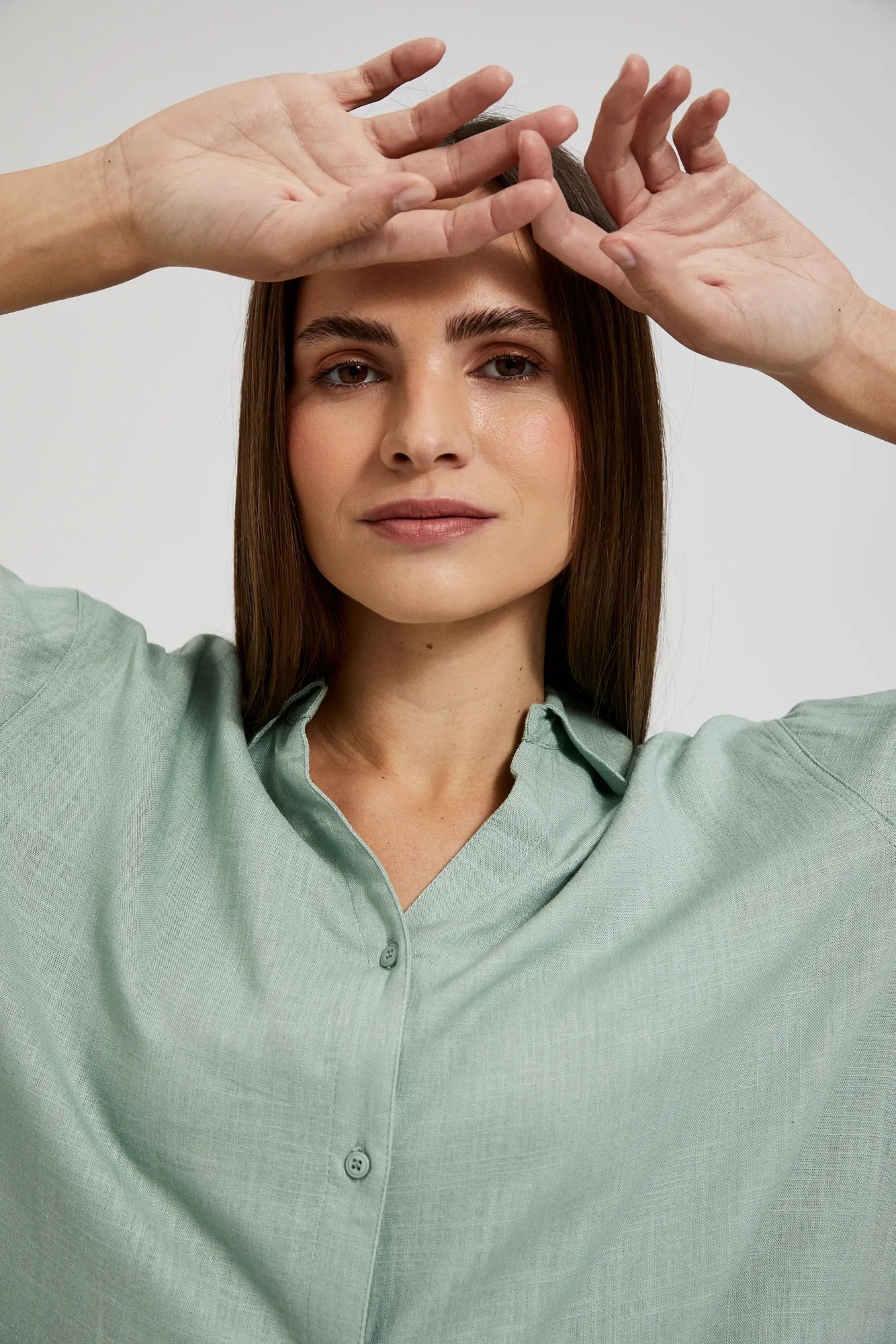 Women's shirt MOODO - olive