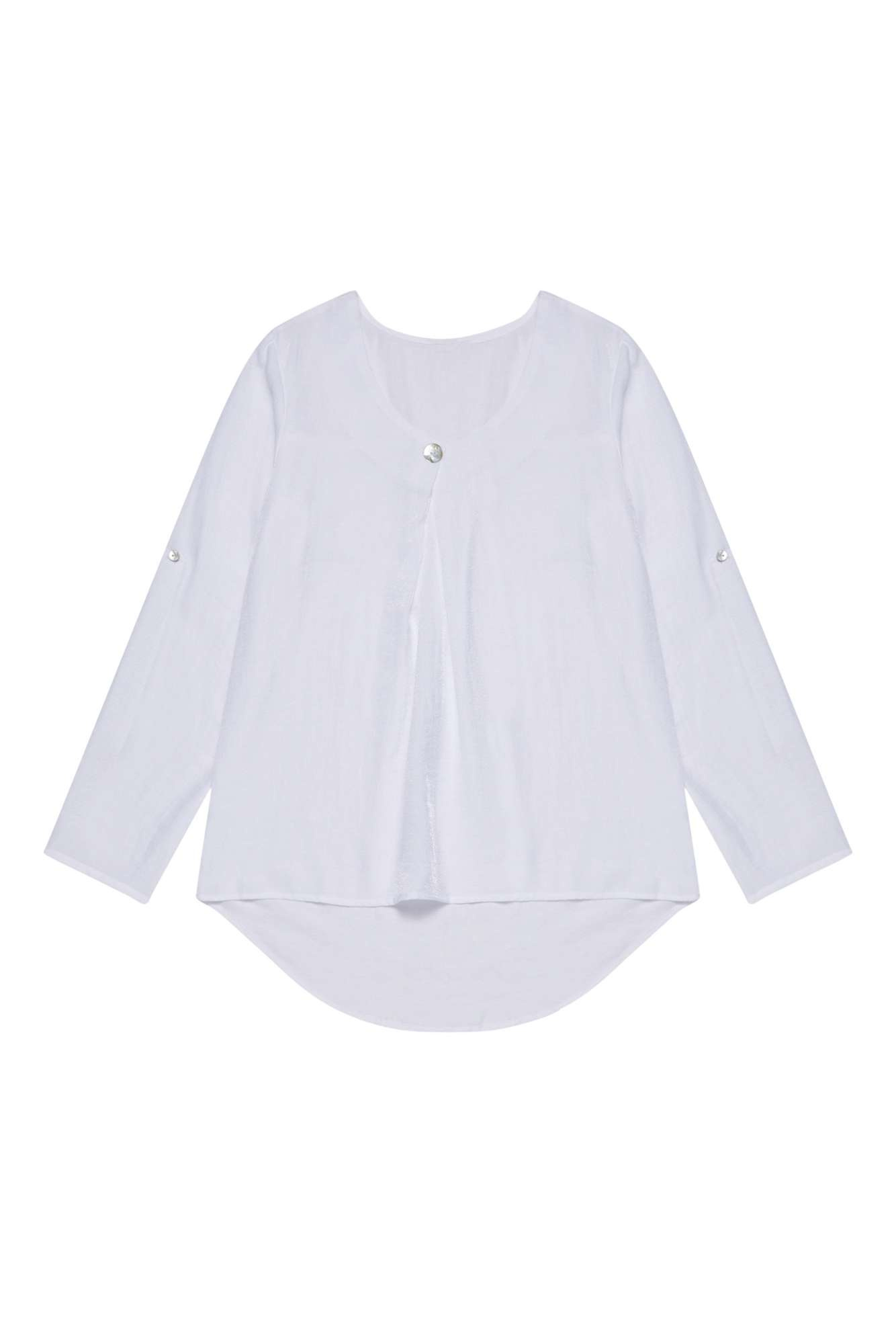 Plain viscose shirt