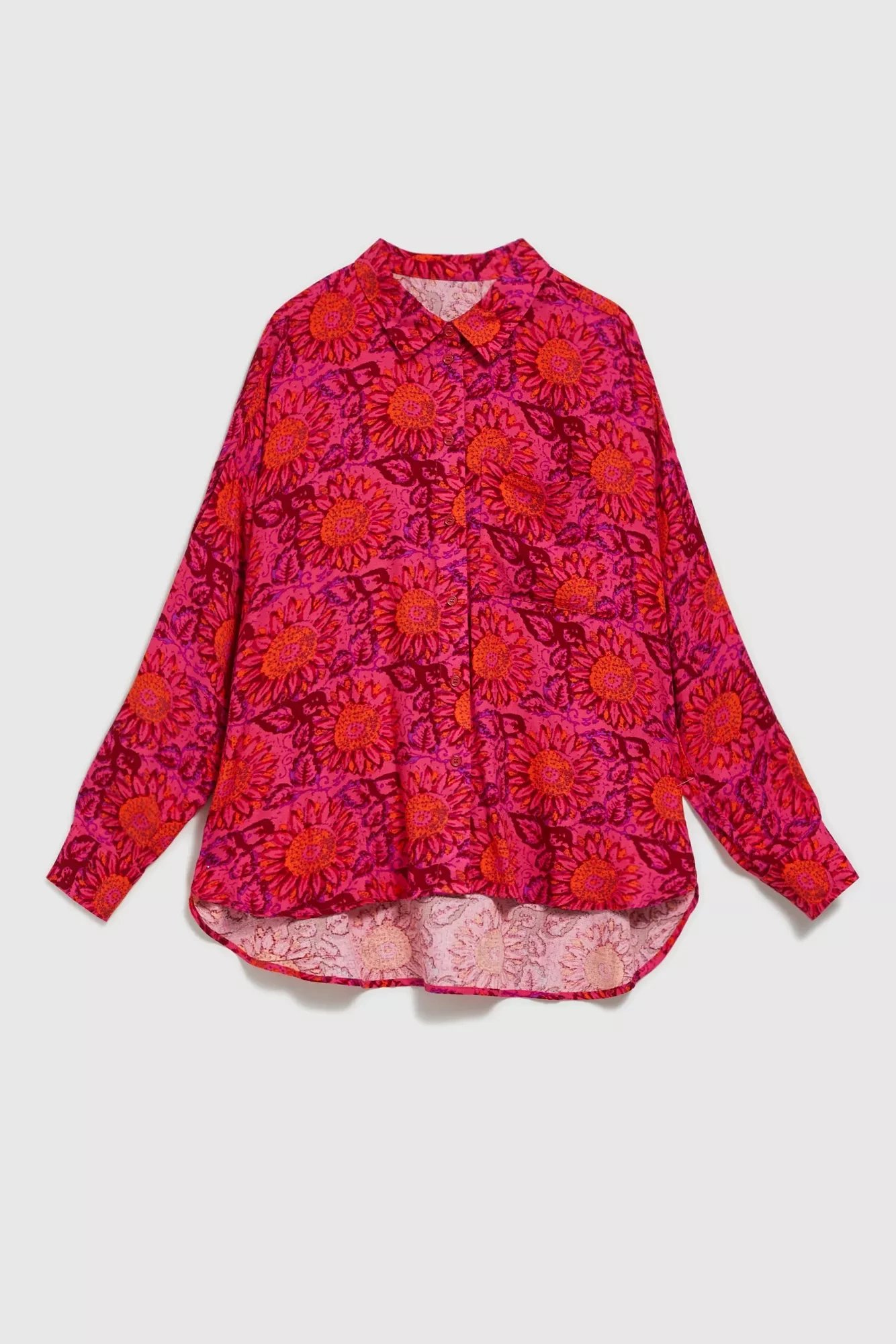 Women's shirt MOODO - dark pink