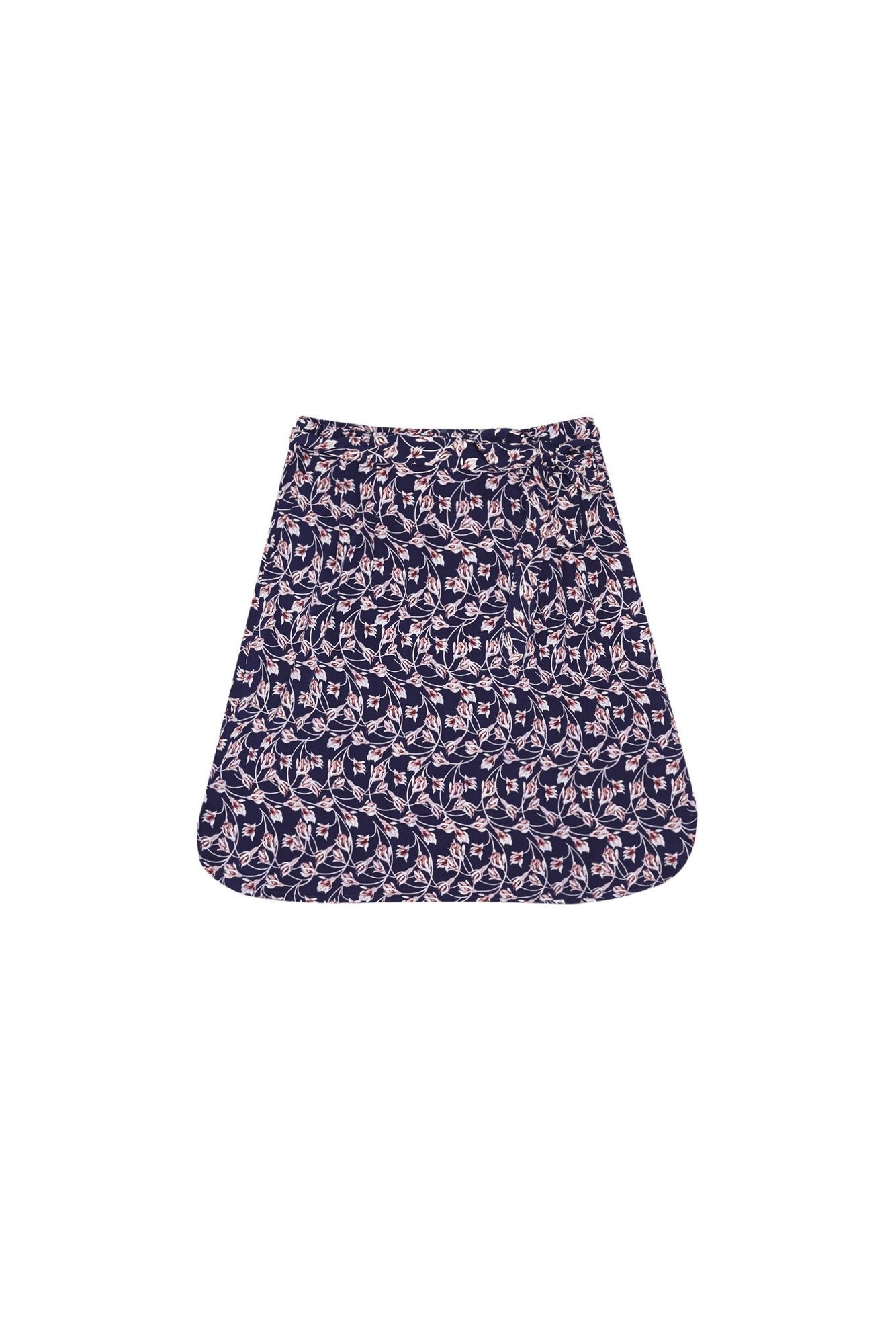 Fusta de vâscoză cu imprimeu