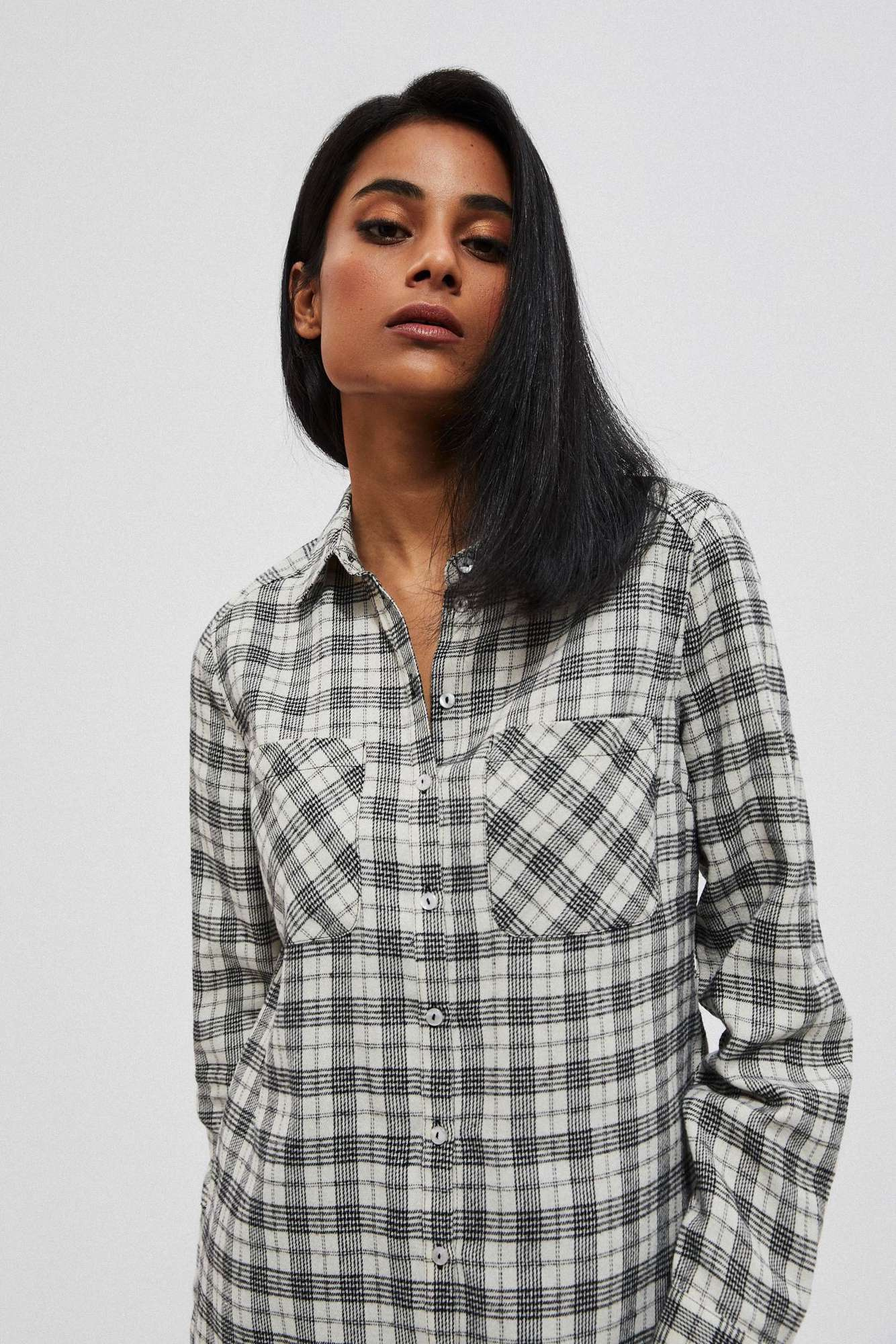 Women's checkered shirt