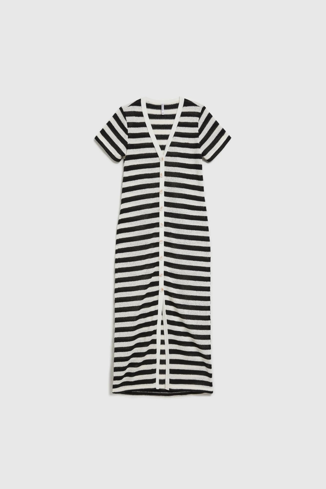 Marisse Women's Dress L-Su-4343 Black_Off White