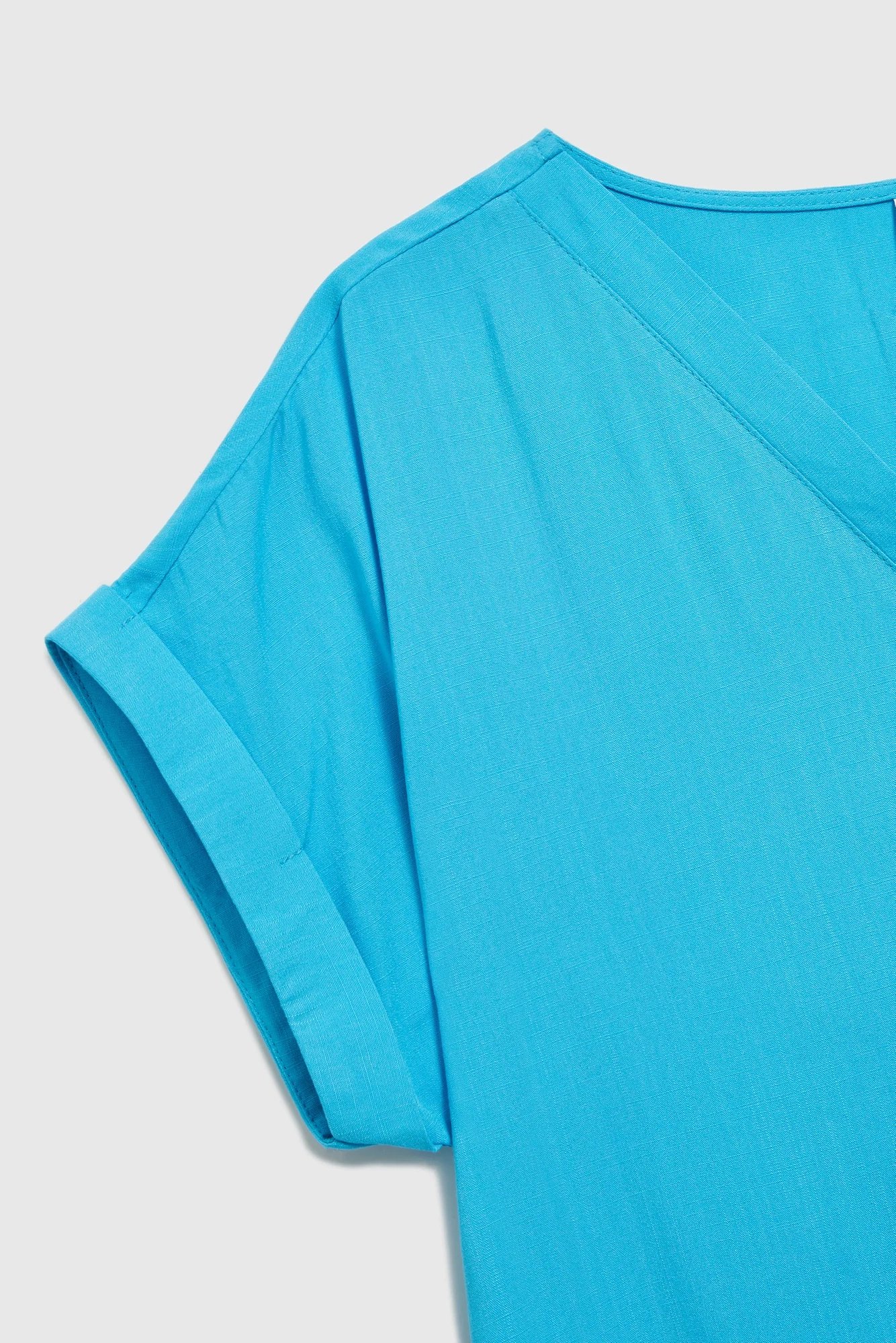 Marisse Women&#039;s Shirt L-Ko-4367 Turquoise