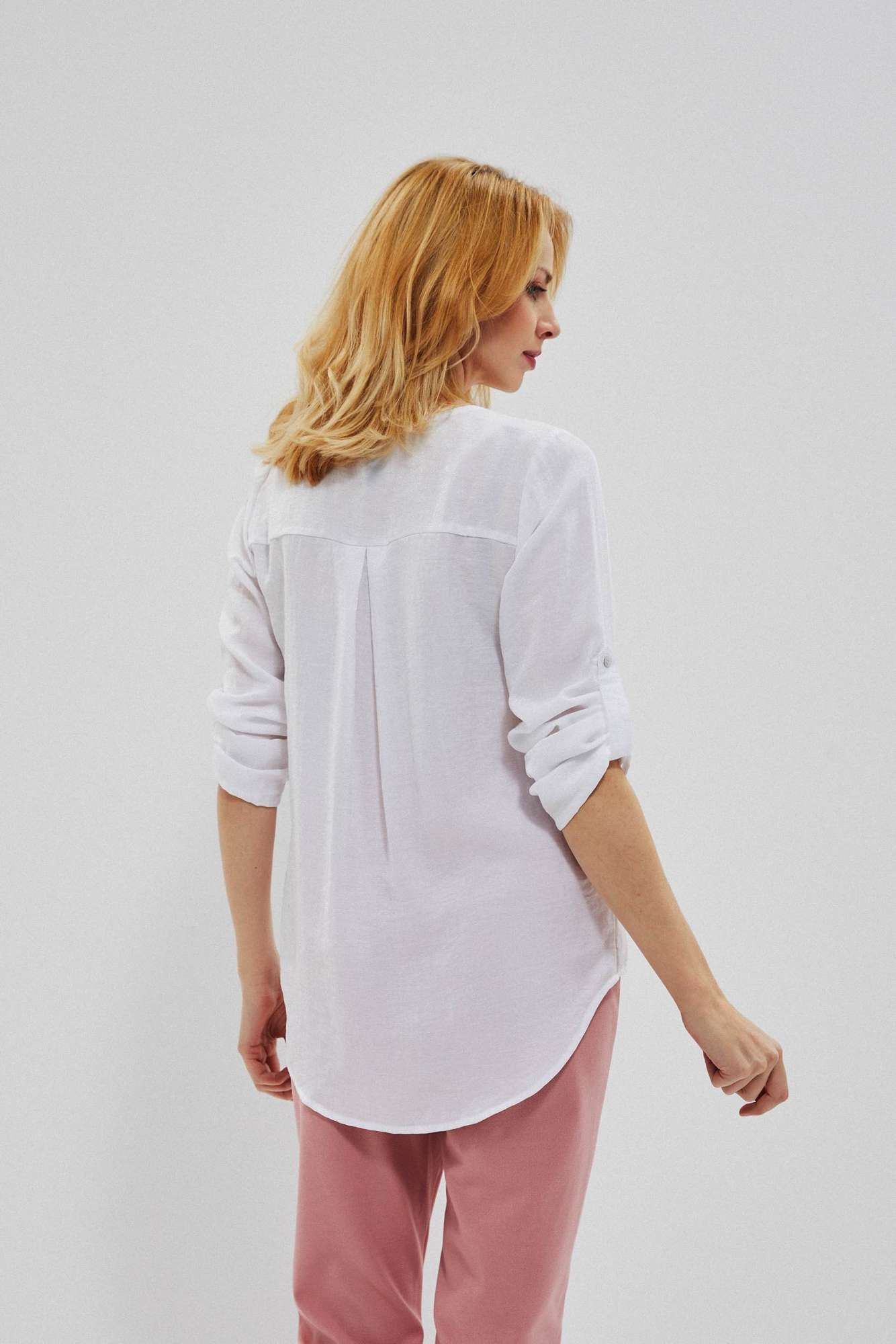 Plain viscose shirt